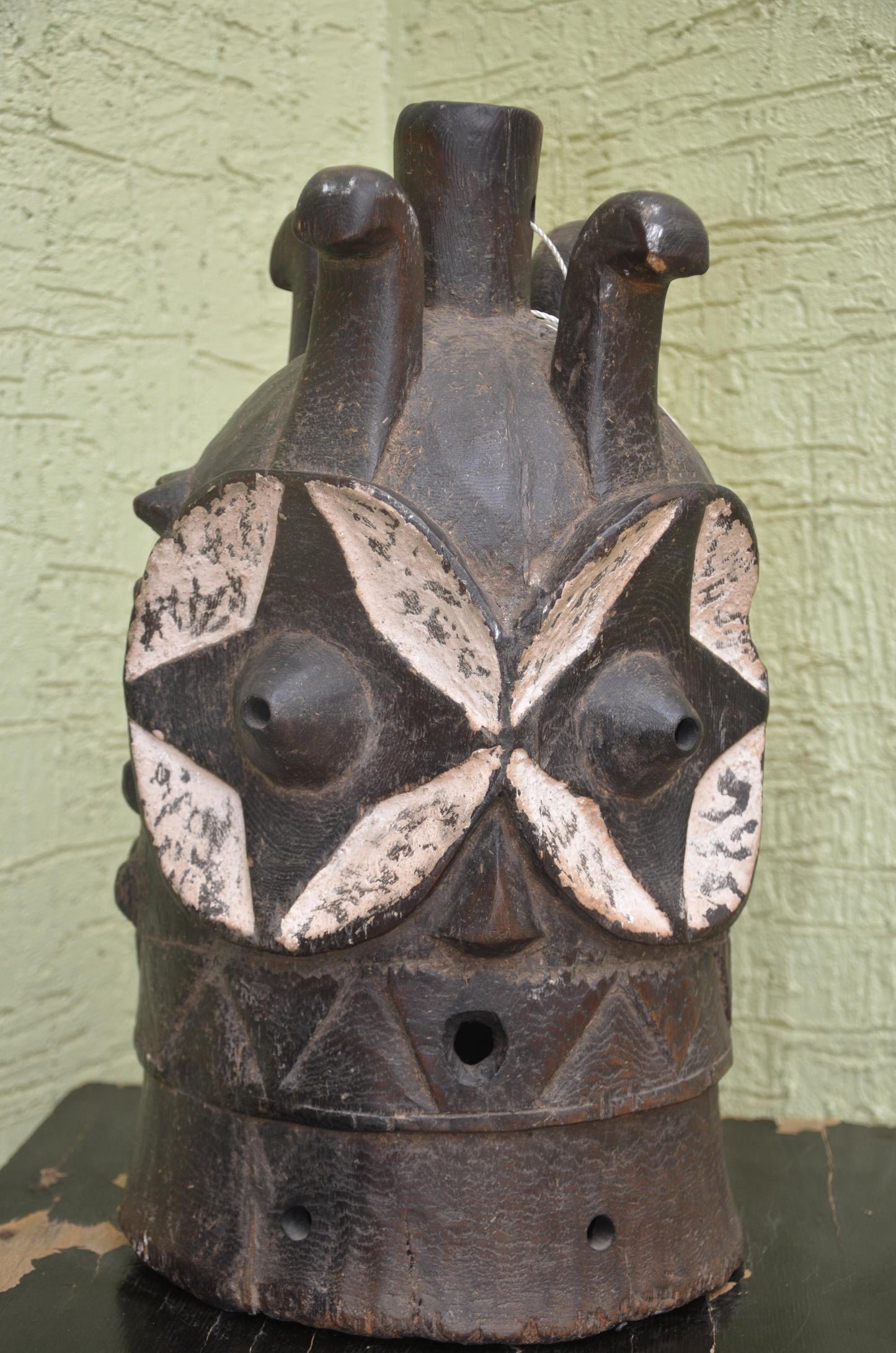 Authentic Sukuma/Nyamwezi Helmet Mask | Tanzanian Tribal Art