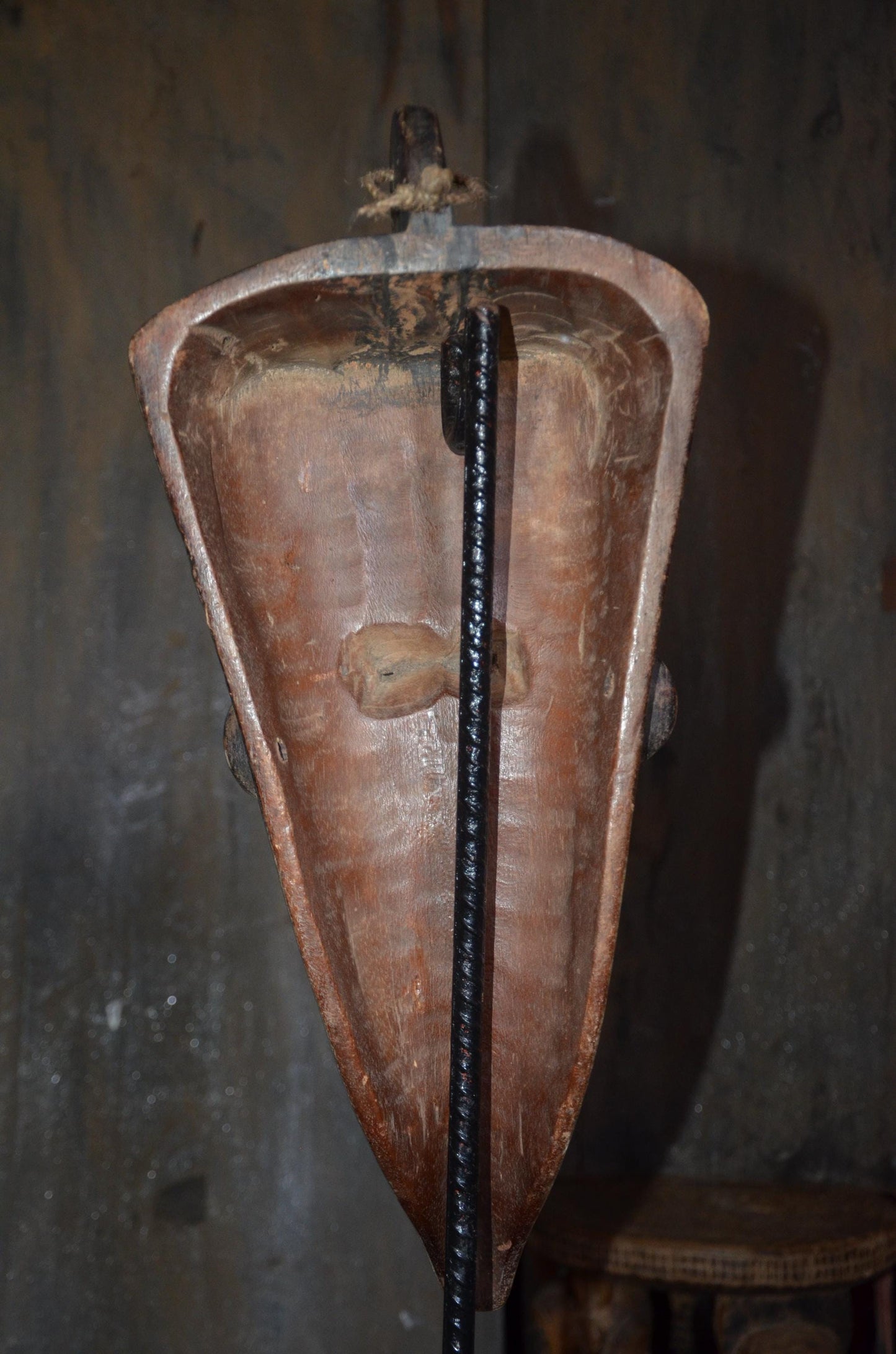 Authentic Fang Ngil Mask | Gabonese Tribal Art | Large Wood Carving
