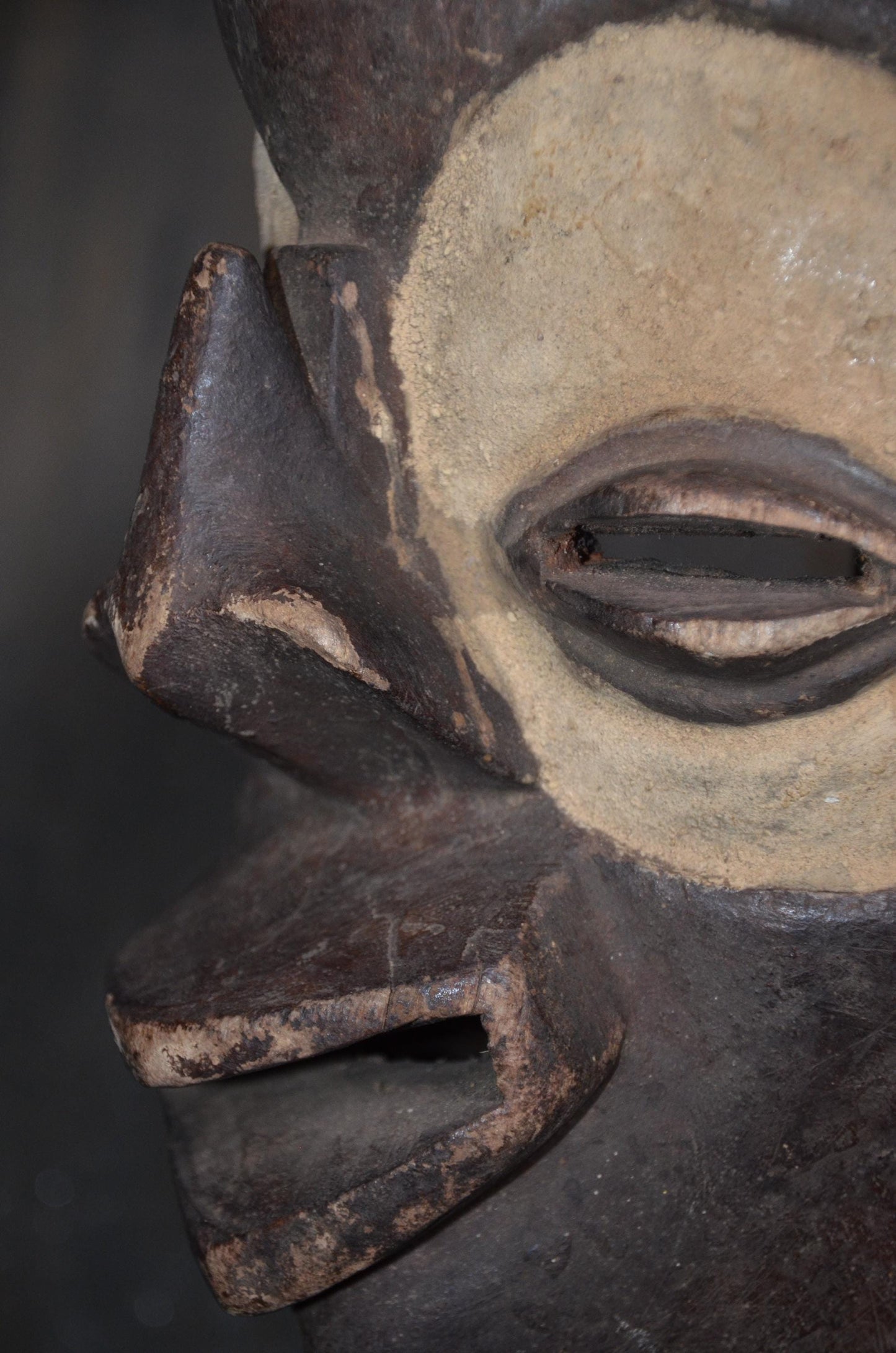 Authentic Hemba "Soko Mutu" Mask | Congolese Tribal Art