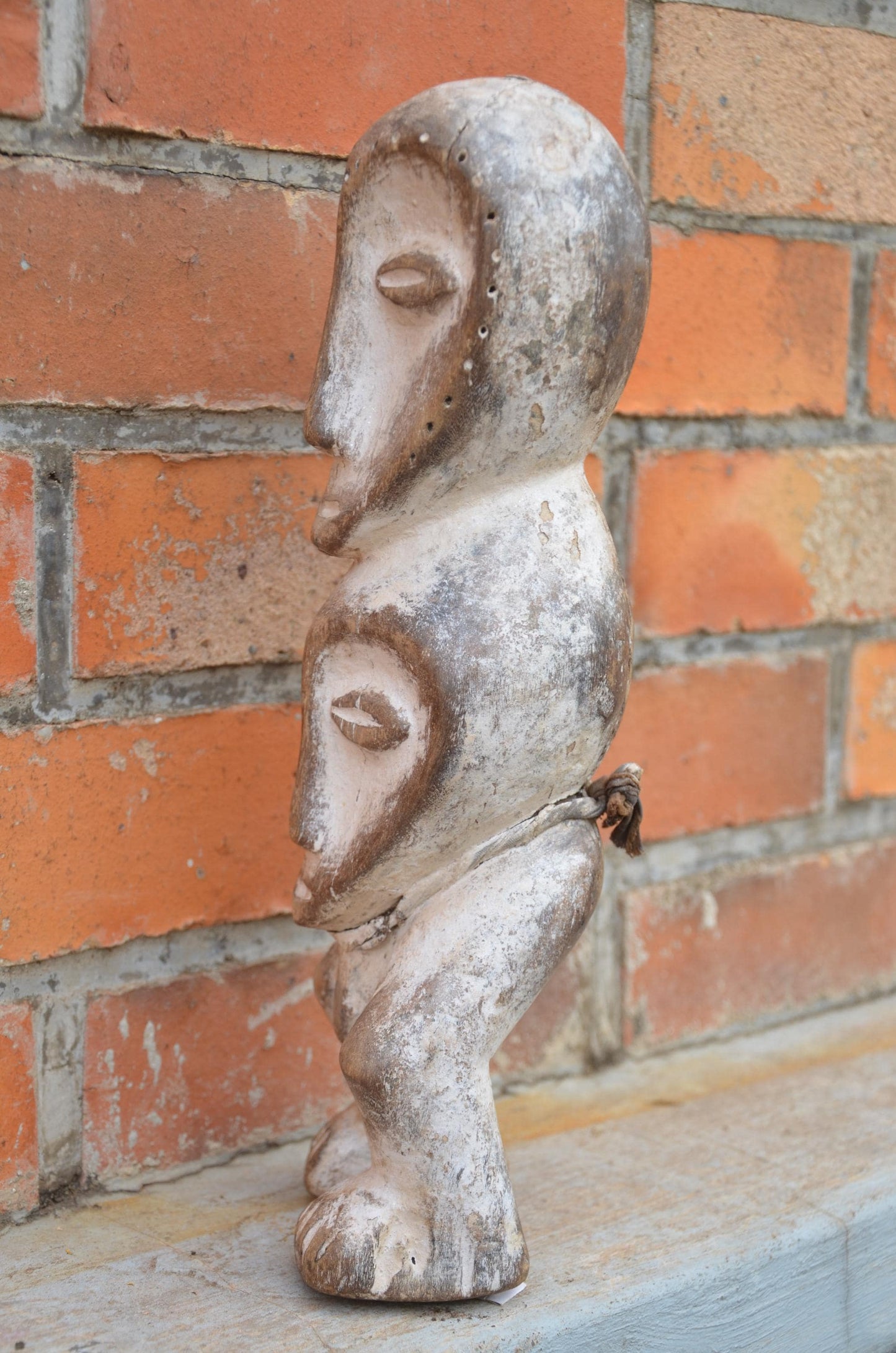 Authentic Lega Janus Figure | Congolese Tribal Art