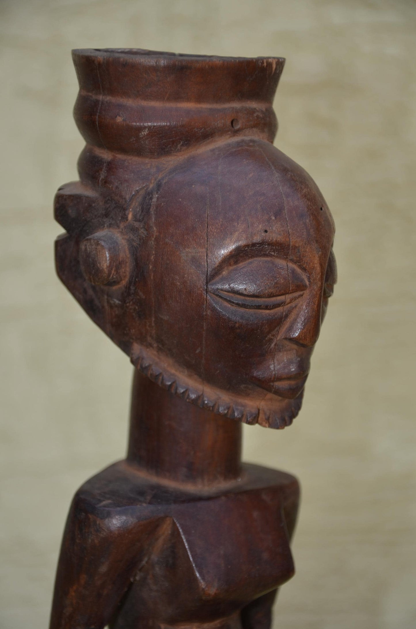 Authentic Hemba Luba Male Ancestor Figure | Congolese Art