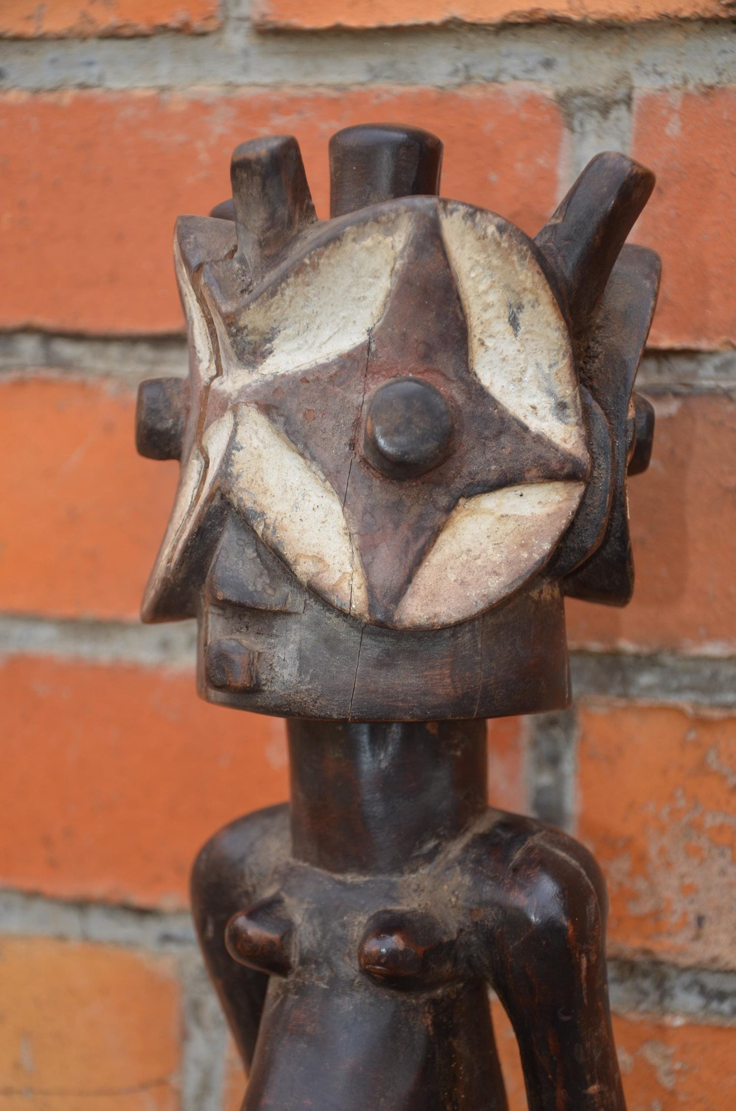 Authentic Buyu/Bembe Ancestral Figure | Janiform Guardian