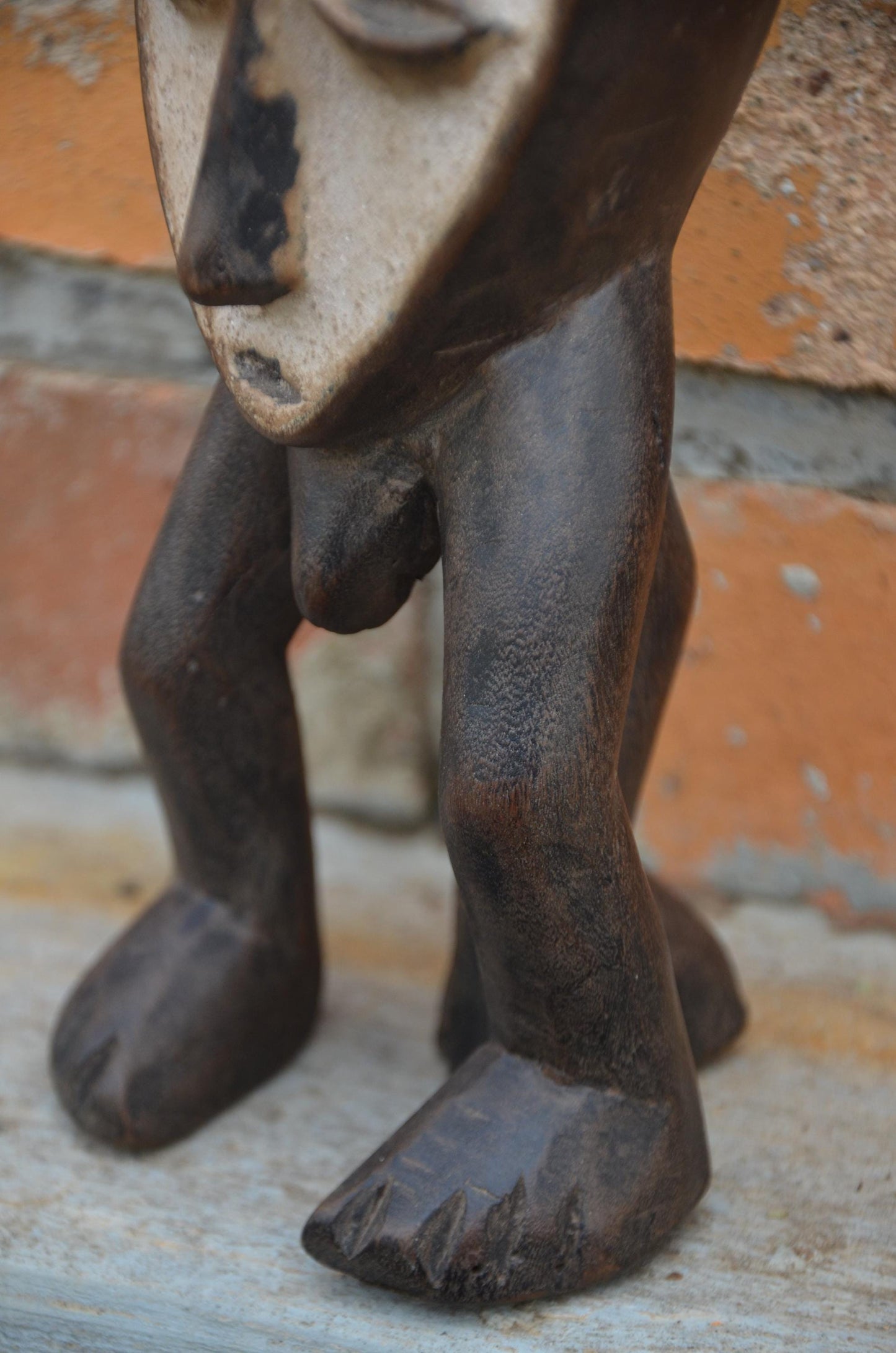 Authentic Lega Stacked Multi-Headed Figure | Rare Tribal Art