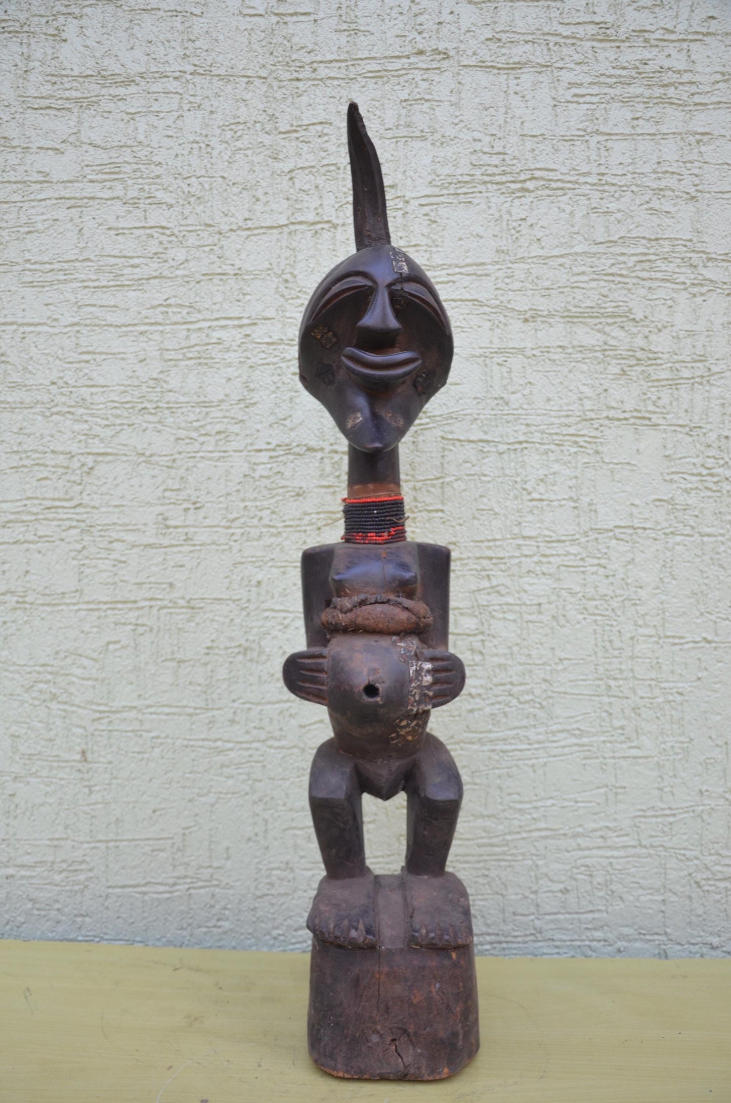 Monumental Songye Nkisi Power Figure | DRC Tribal Art