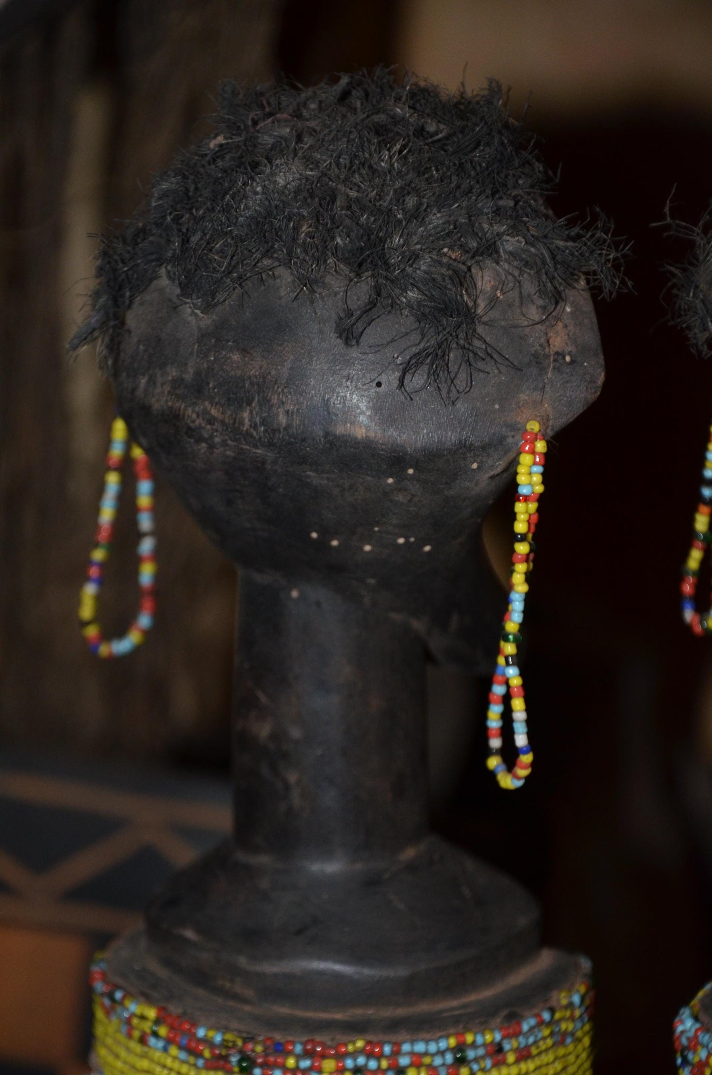 Authentic Namji Fertility Doll Pair | African Tribal Art | Dowayo