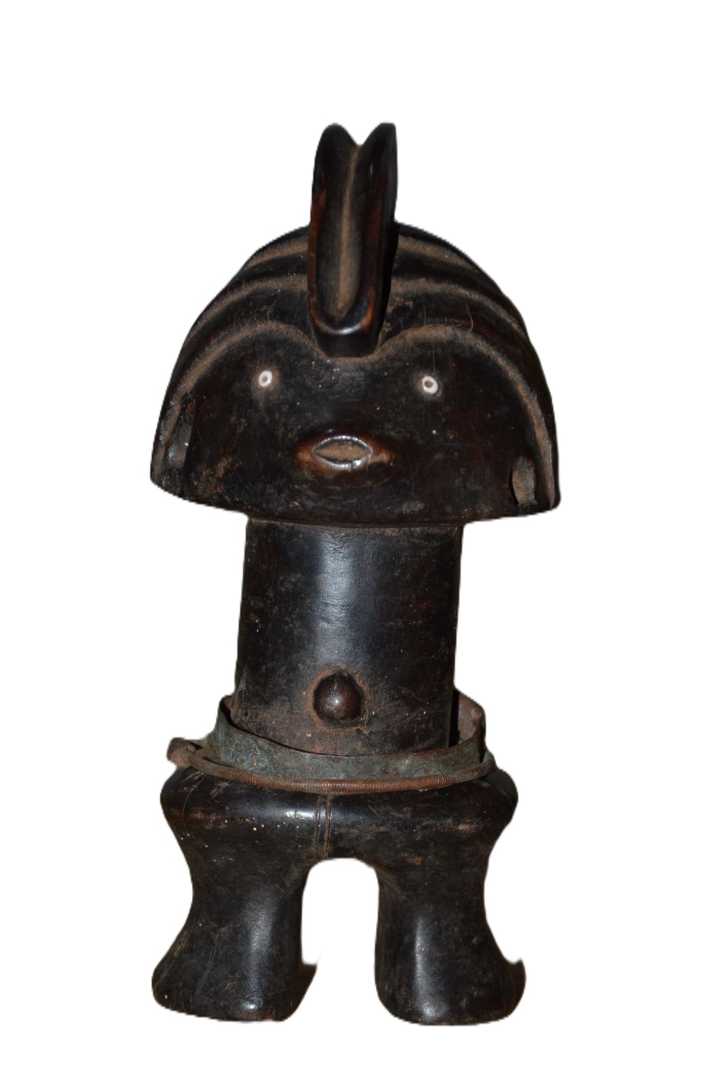 Authentic Congo Statue | Congolese Tribal Art | Hand-Carved Wood Sculpture