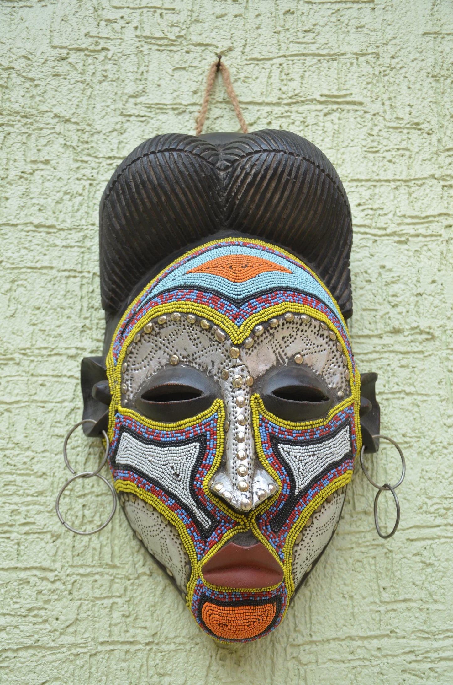 Bamileke Mask | African Wooden Tribal Art