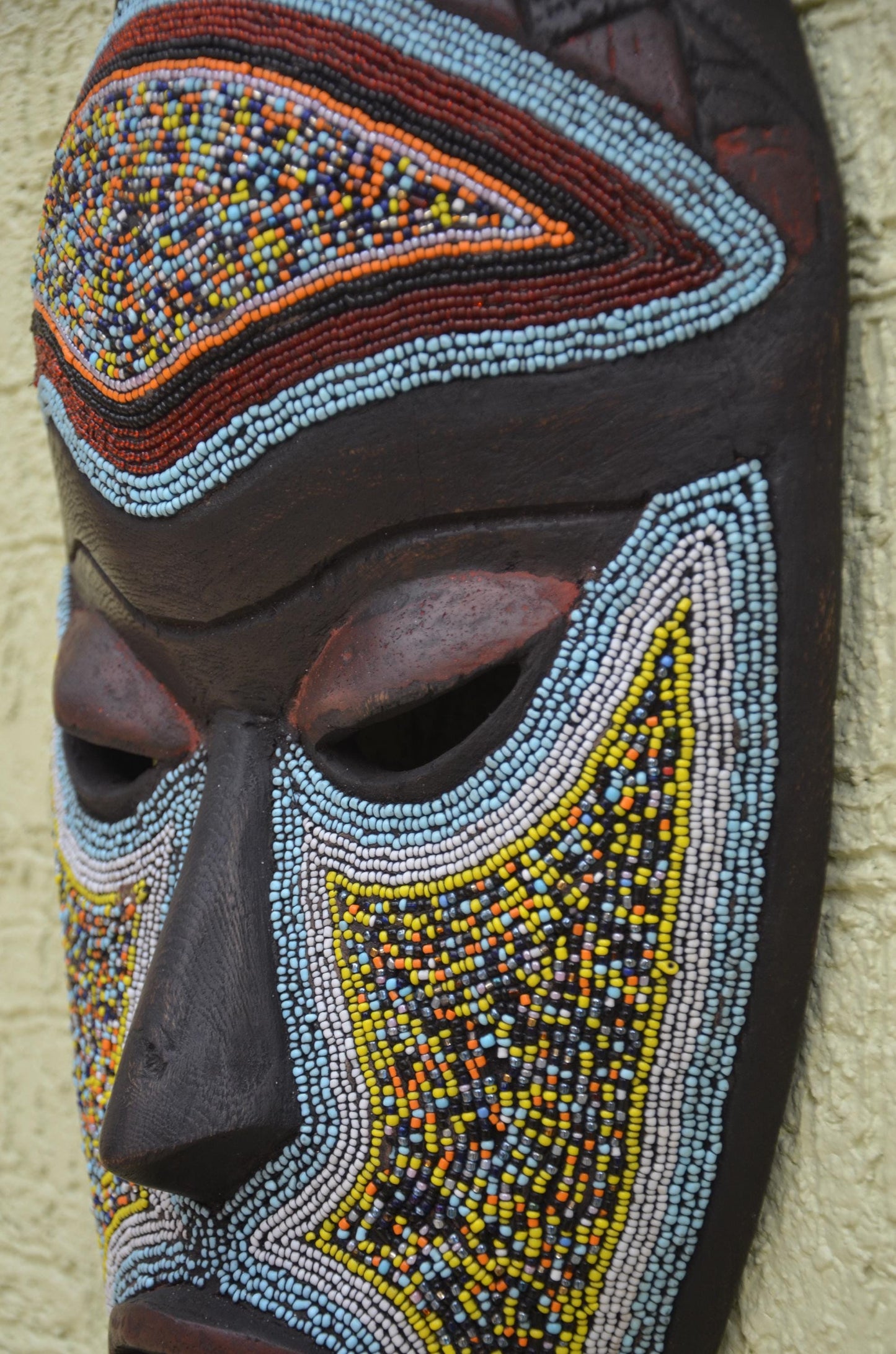 Authentic Lwalwa Tribal Mask | Congolese Art
