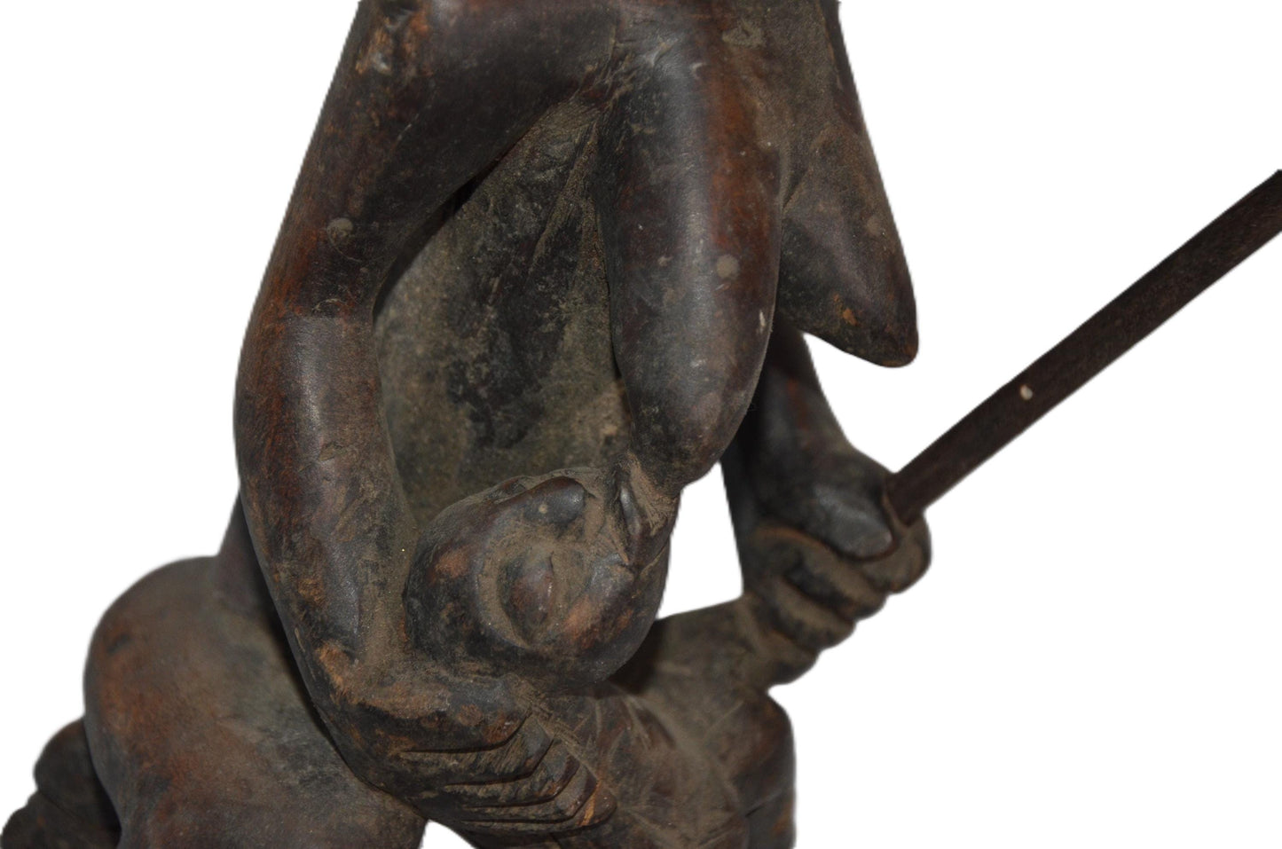 Baule Maternity Mask – African Fertility Statue, Handmade Tribal Art, Cultural Decor