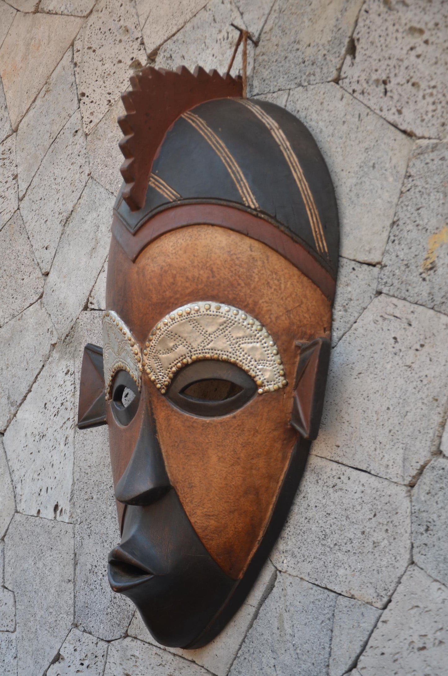 Authentic Yaure Mask | Ivory Coast Tribal Art | Statement Piece