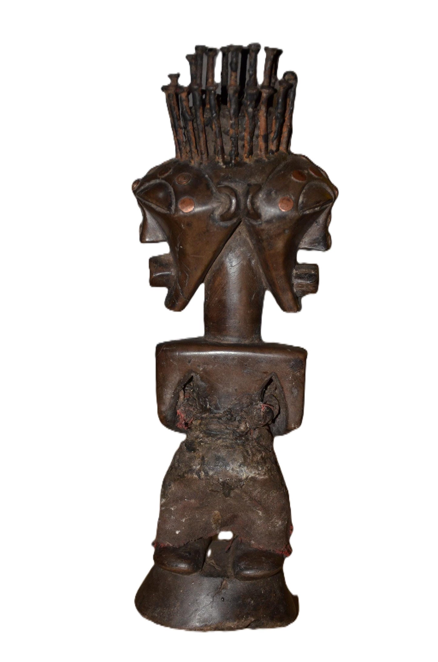 Authentic Songye Nkishi | Power Statue | Congolese Tribal Fetish Art