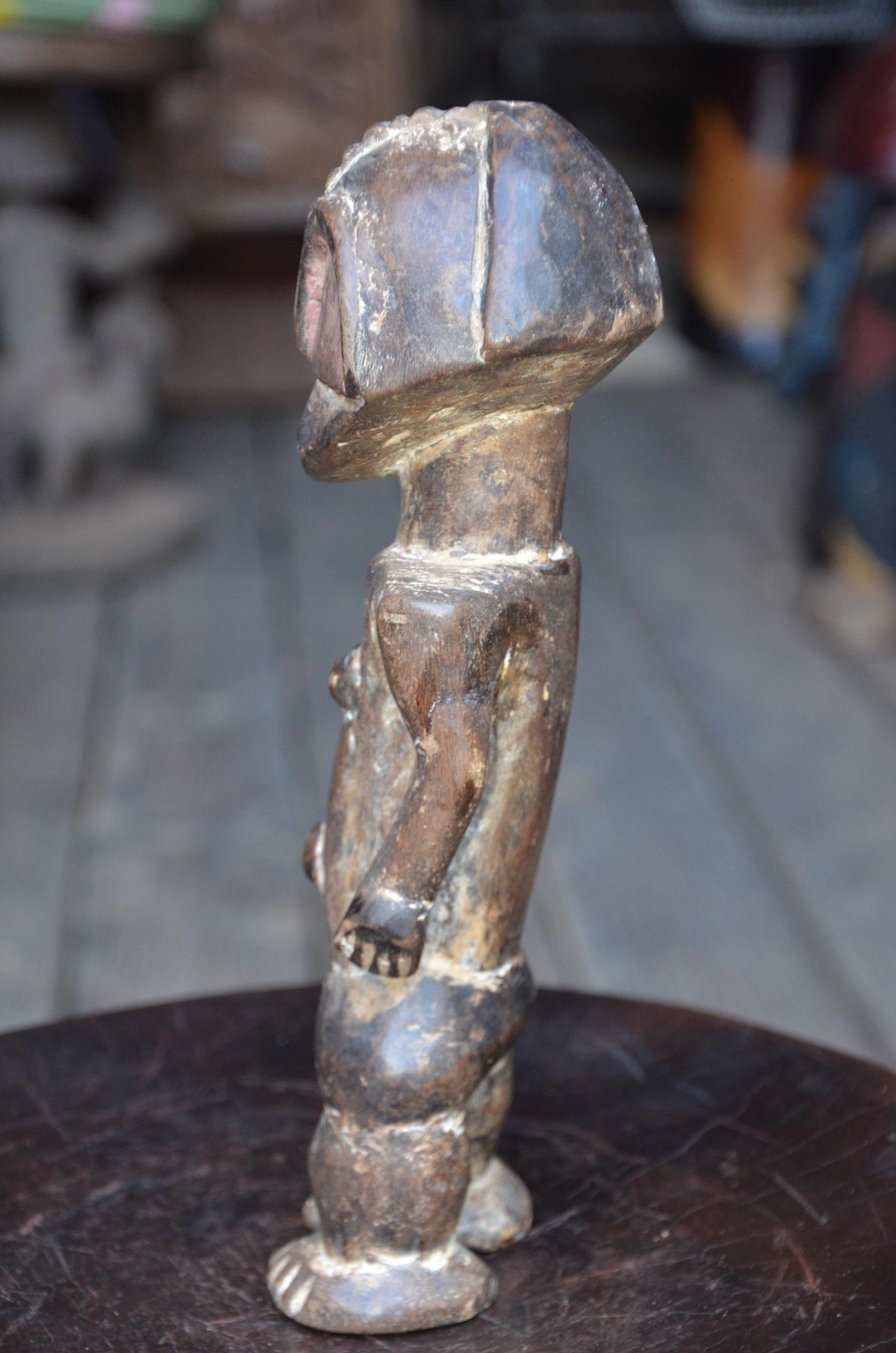 Authentic Tabwa Ancestor Figure | Congolese Tribal Wood Sculpture