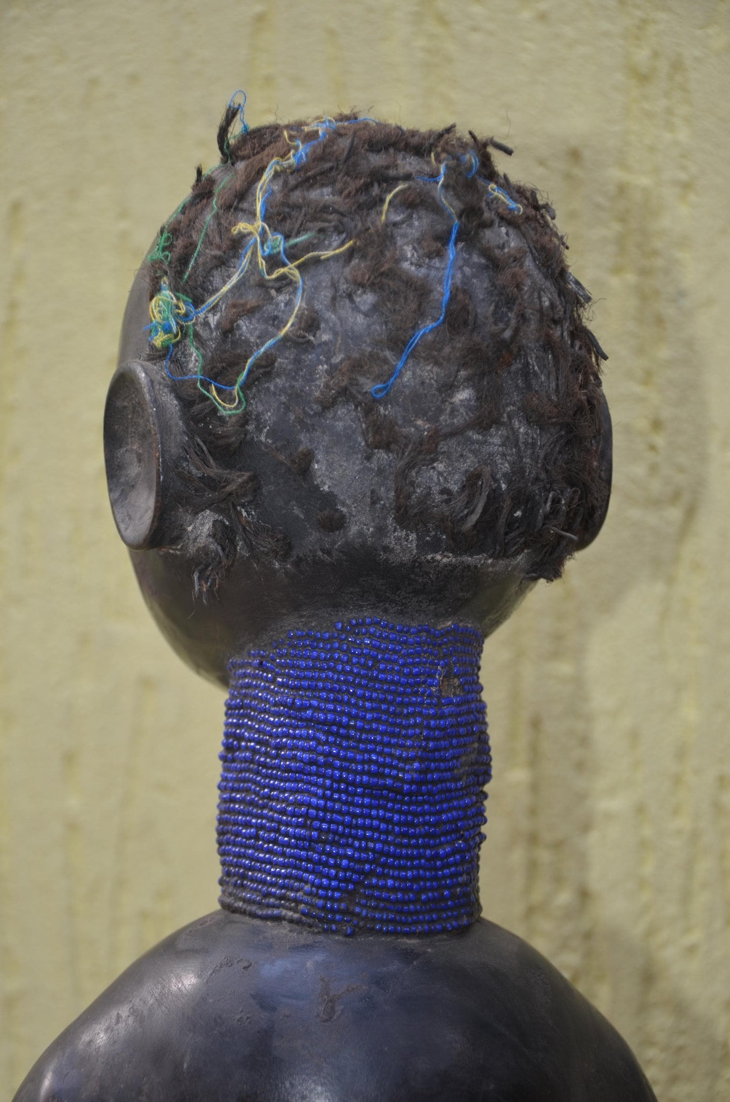 Namji Fertility Dolls – 30" Hand-Carved Beaded Dowayo Figures – Cameroon Art.