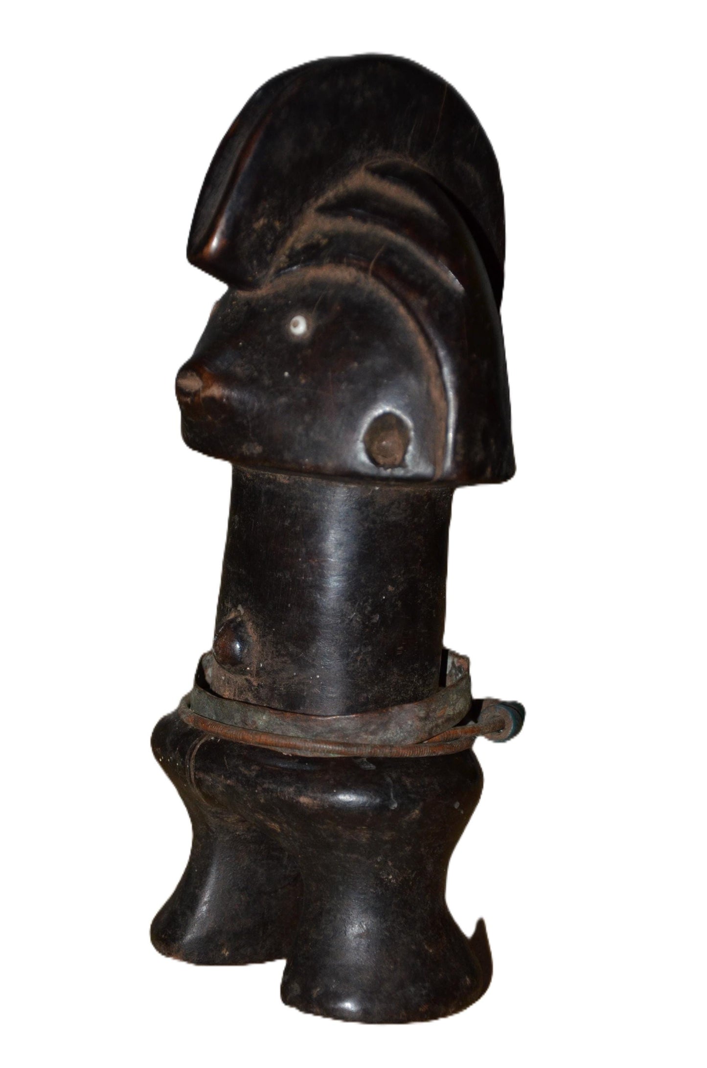 Authentic Congo Statue | Congolese Tribal Art | Hand-Carved Wood Sculpture