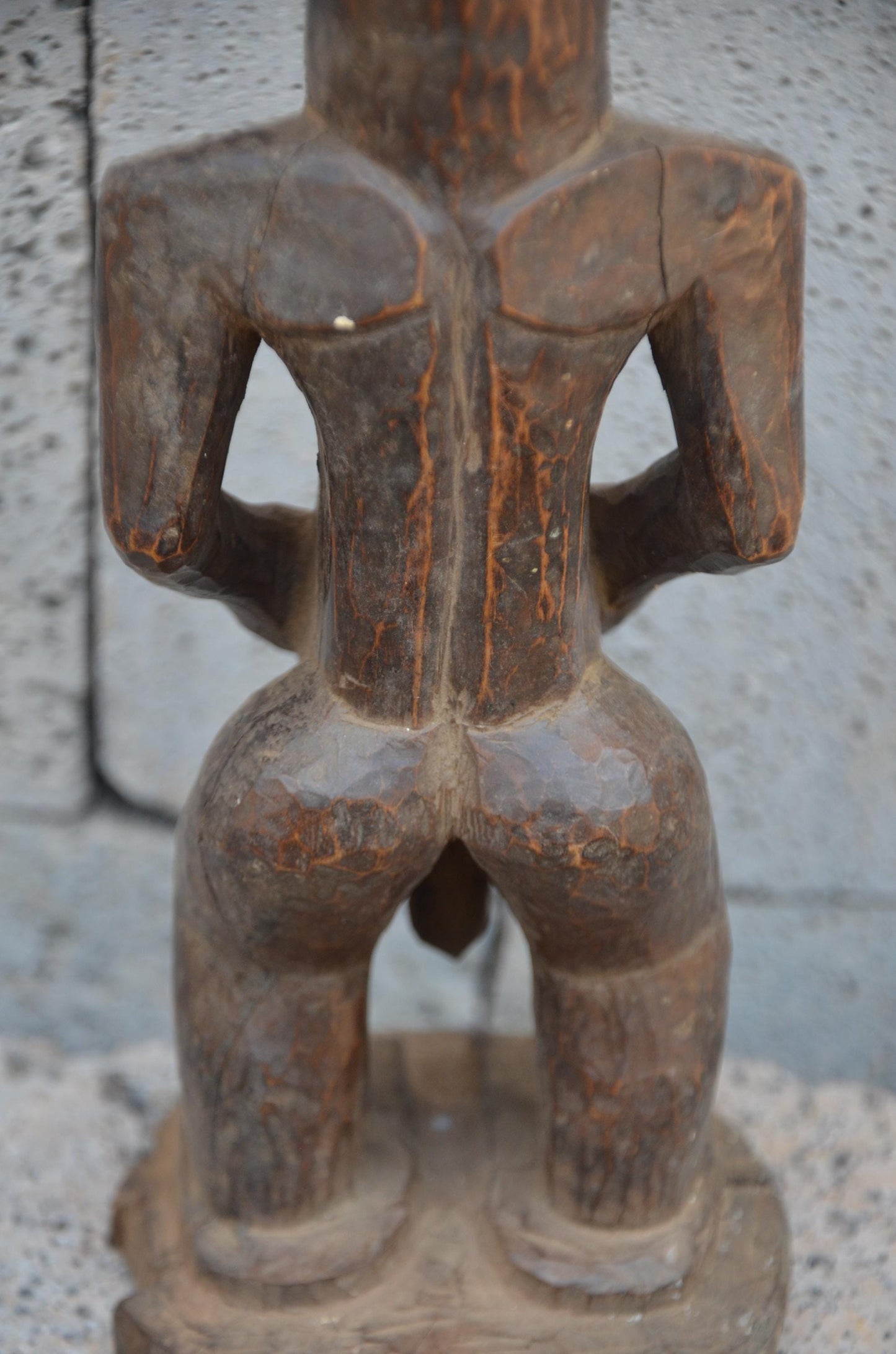 Authentic Hemba Male Ancestor Figure | Congolese Tribal Art | Singiti