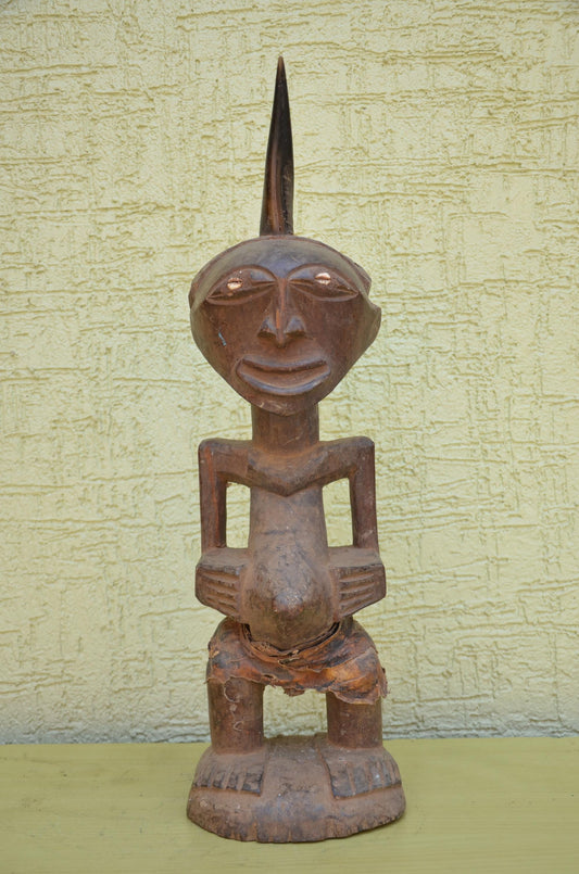 Authentic Female Hemba Ancestor Statue | Congolese Art
