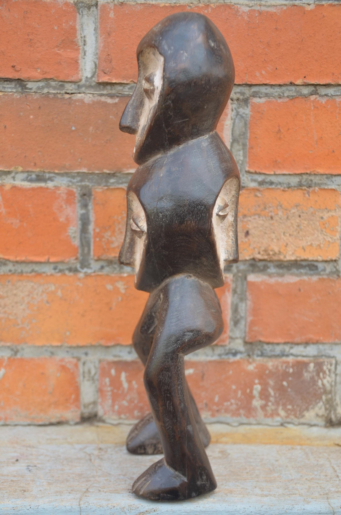 Authentic Lega Multi-Headed Figure | Rare Congolese Art