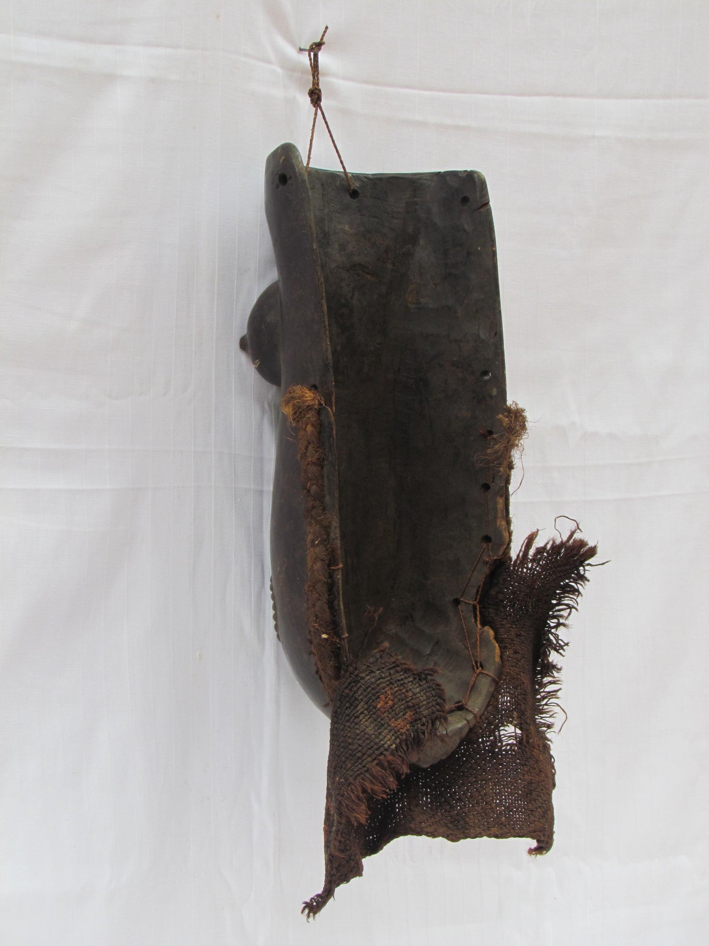 Vintage hand craved wall hanging African traditional wooden masks from D.R.C