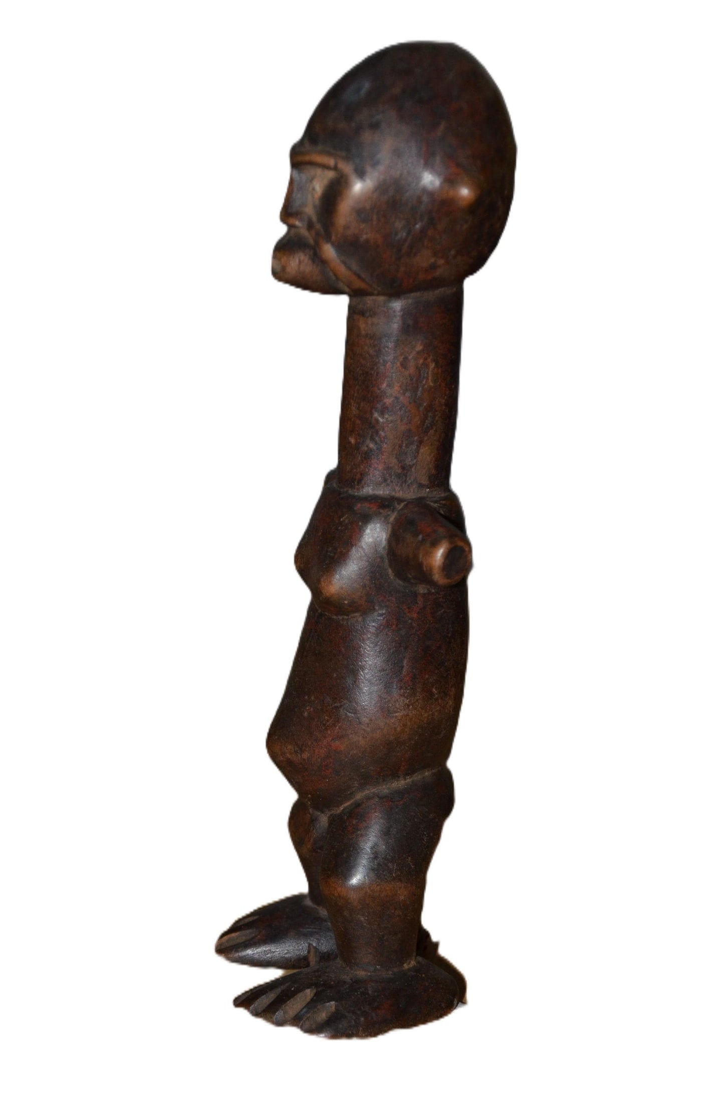 Authentic Congo Statue | Tribal Ancestral Figure | Hand-Carved Wood Art