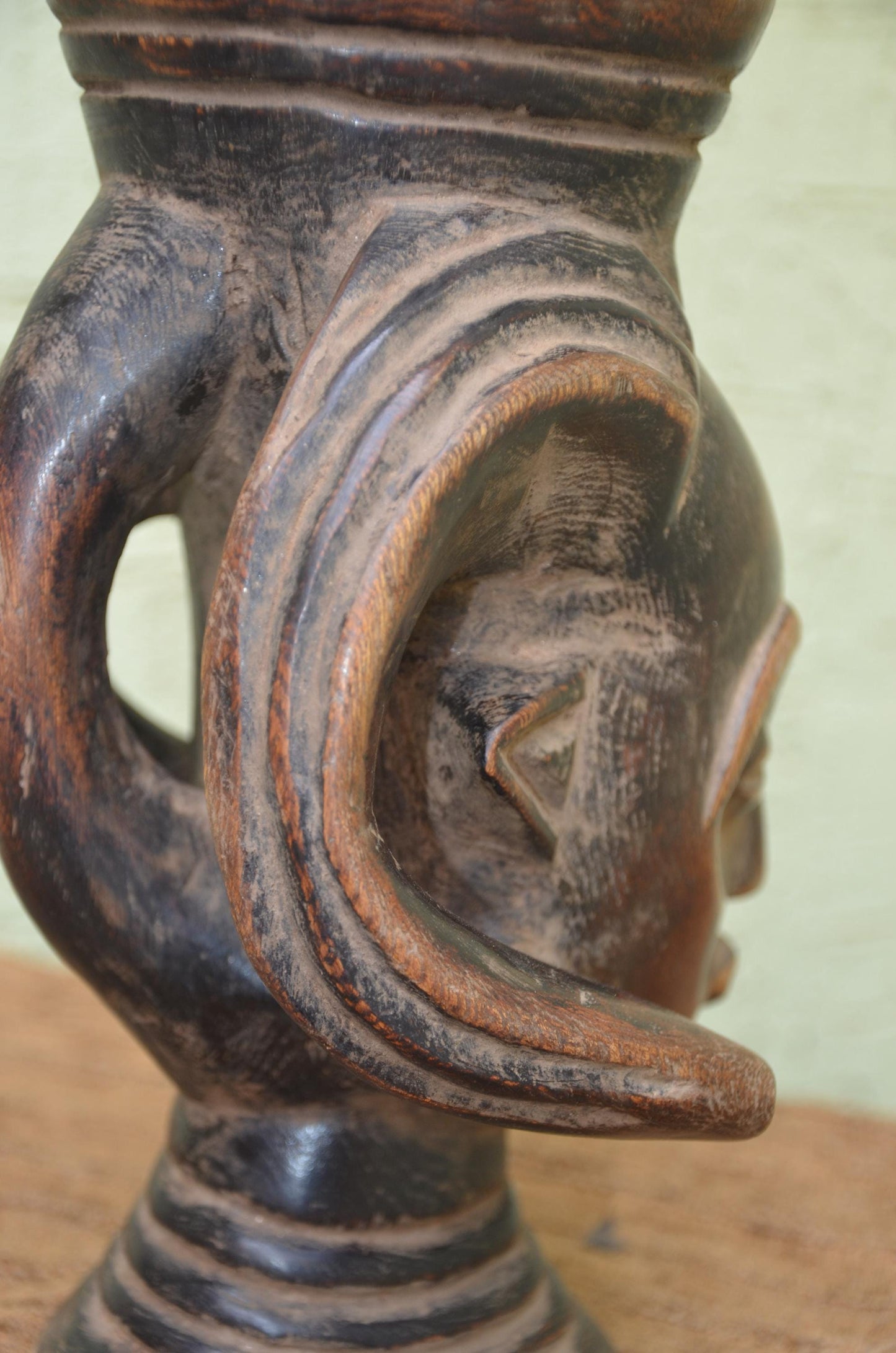 Authentic Kuba Prestige Palm Wine Cup | Royal Congolese Art