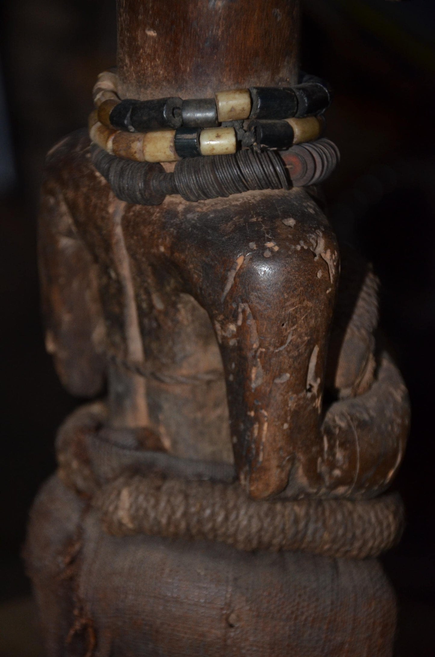 Songye Nkishi Figure | Authentic Congolese Power Fetish | Hand-Carved Tribal Sculpture