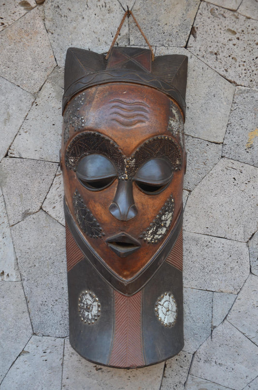 Authentic Pende Mask | Large Congolese Tribal Art | Statement Piece