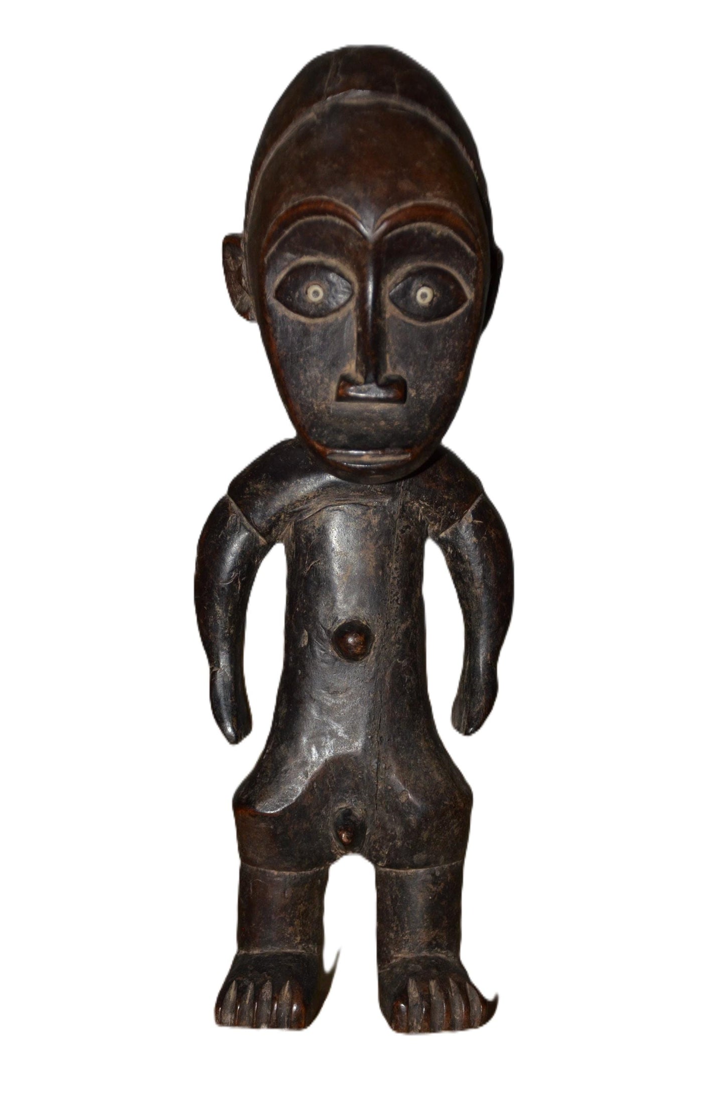 Authentic Mbole Statue | Congolese Tribal Art | Minimalist Wood Sculpture