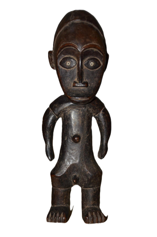 Authentic Mbole Statue | Congolese Tribal Art | Minimalist Wood Sculpture