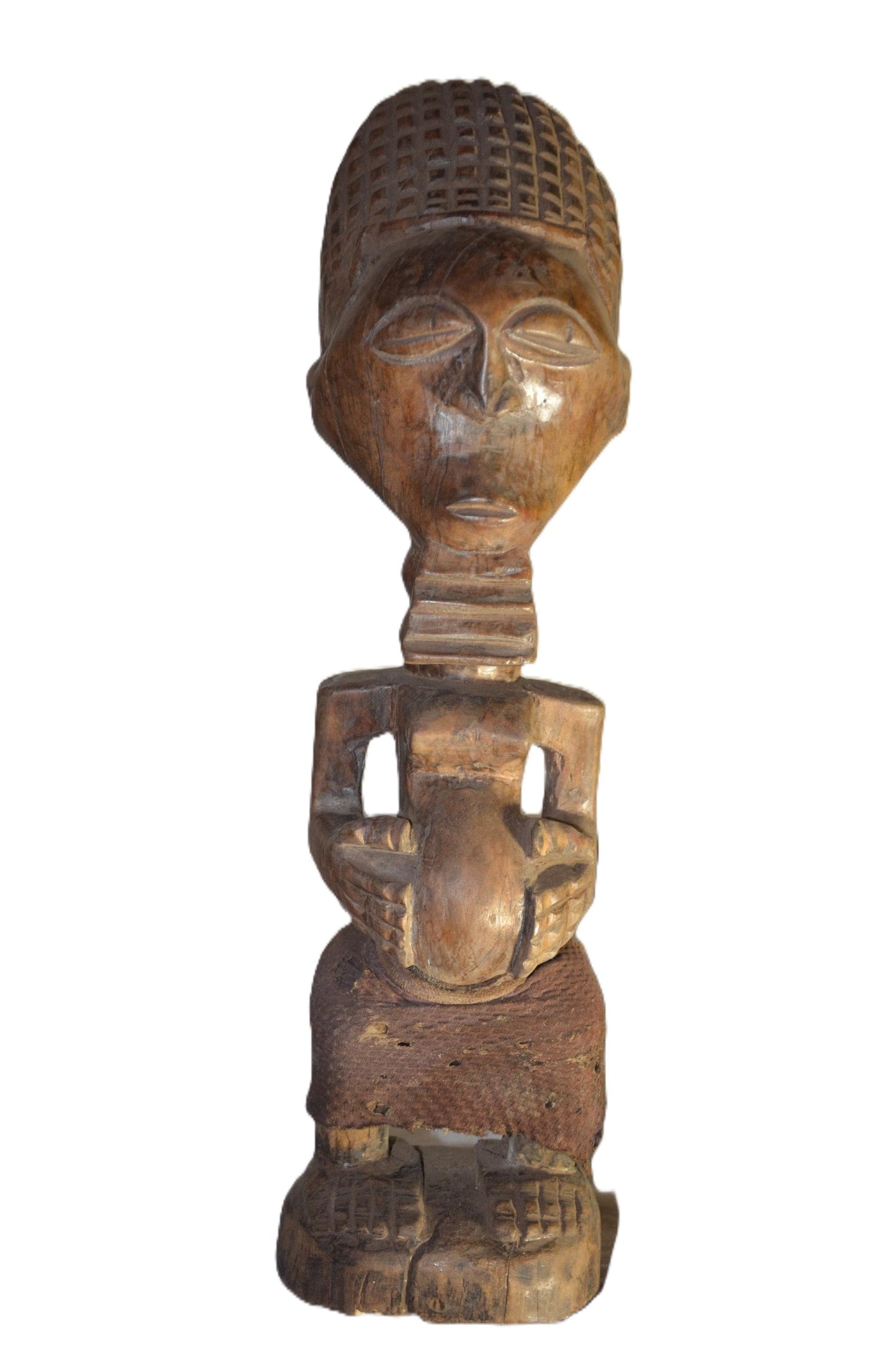 Authentic Songye Statue | Congolese Tribal Art | Hand-Carved Wood Art