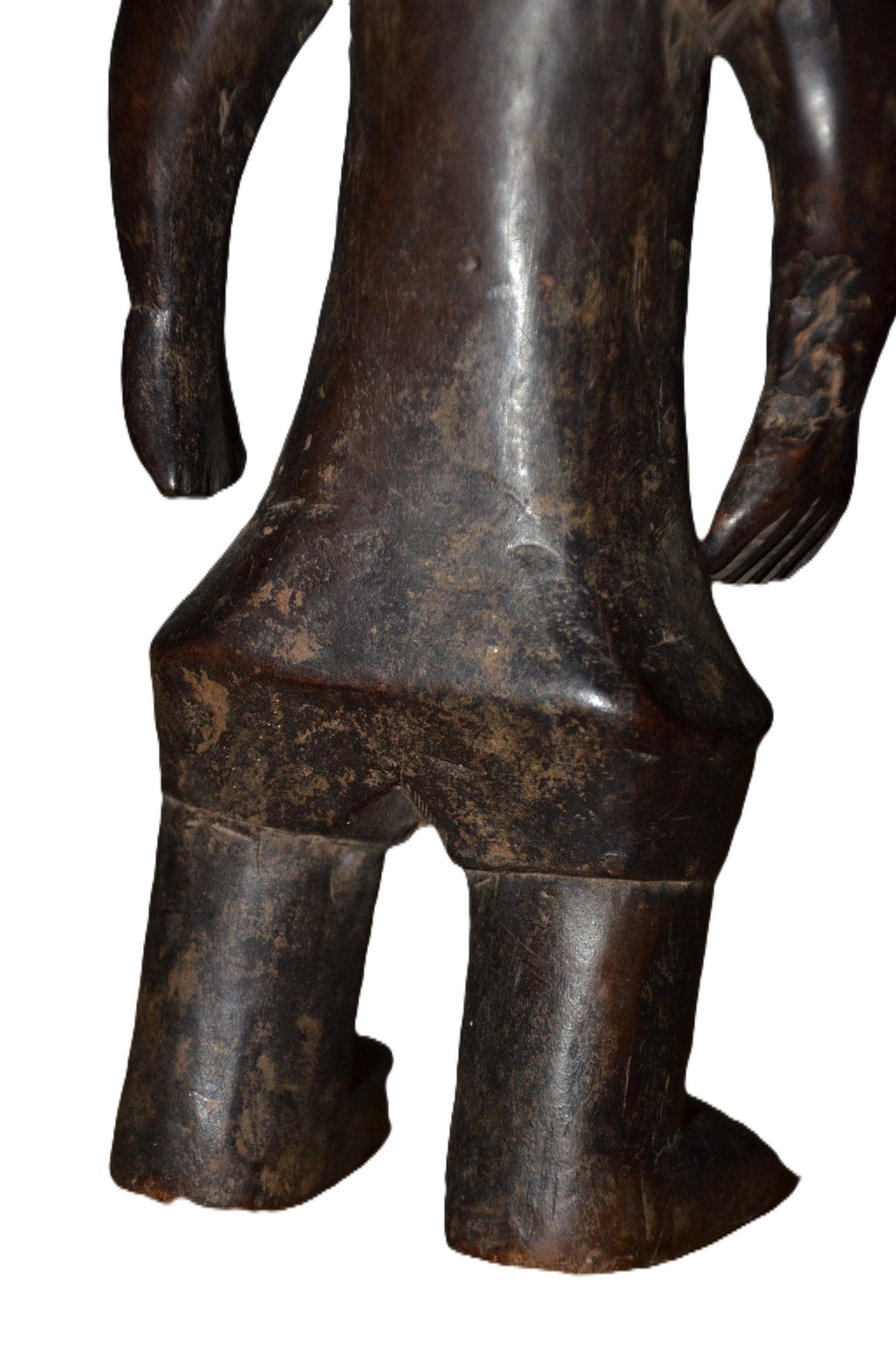 Authentic Mbole Statue | Congolese Tribal Art | Minimalist Wood Sculpture
