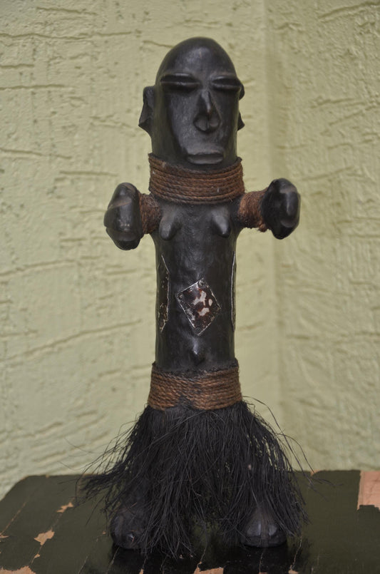 Authentic Lega Bwami Initiation Figure | Congolese Tribal Art