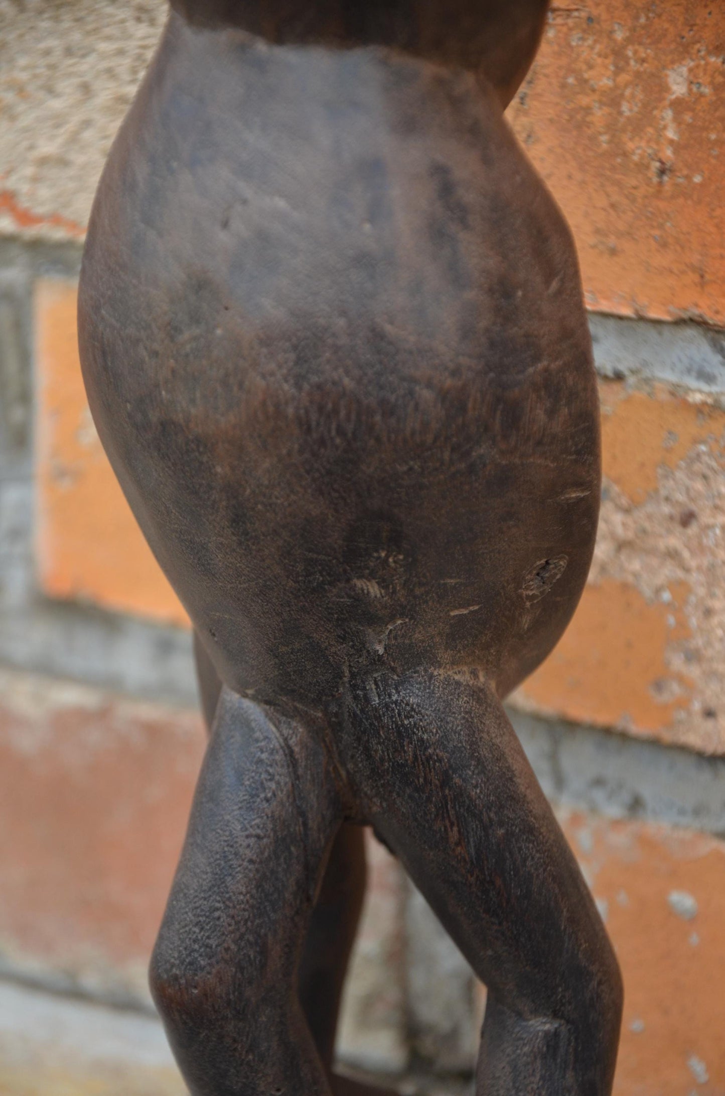 Authentic Lega Stacked Multi-Headed Figure | Rare Tribal Art