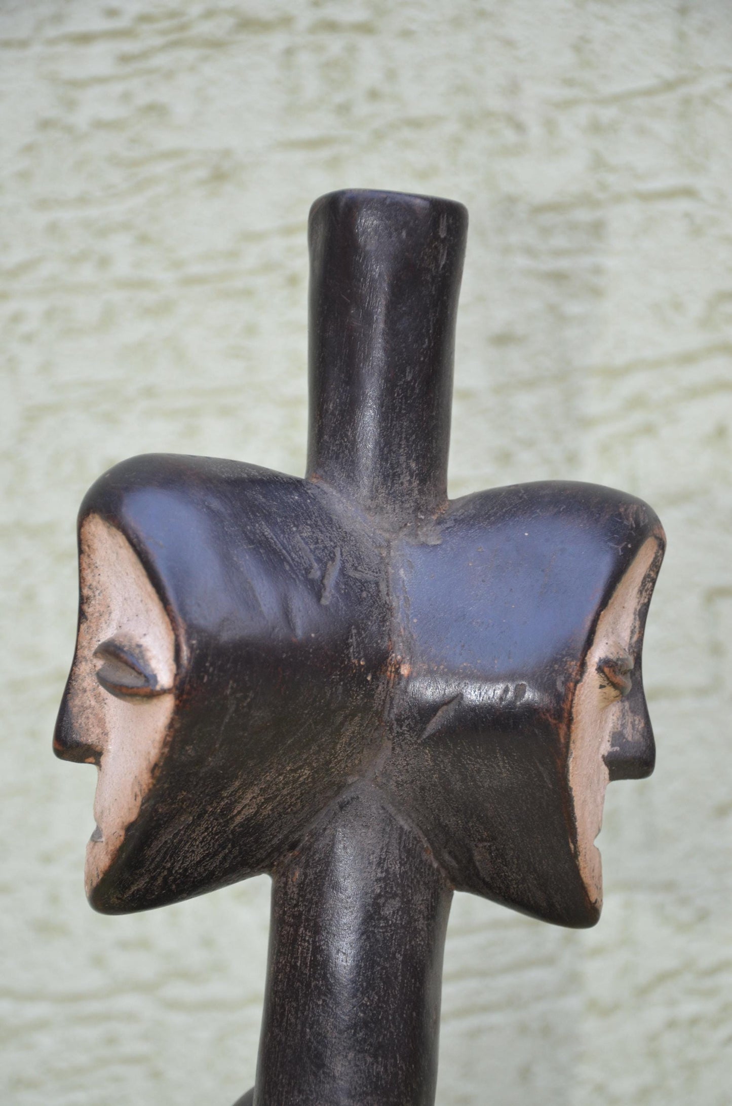 Lega Multi-Headed Wooden Figure | DRC Ethnographic Art