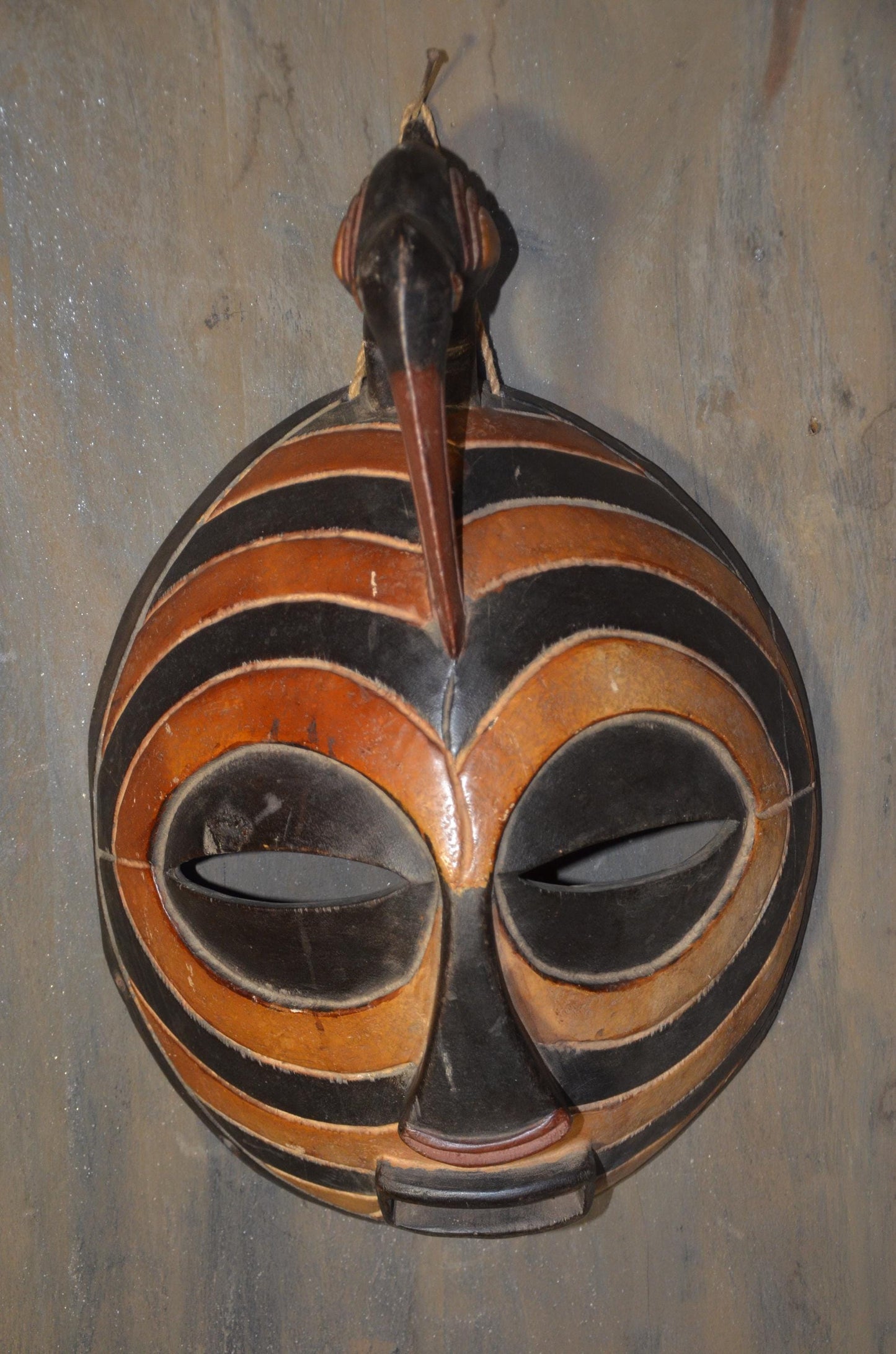 Authentic Songye Kifwebe Mask | Bird Motif | Congolese Tribal Art