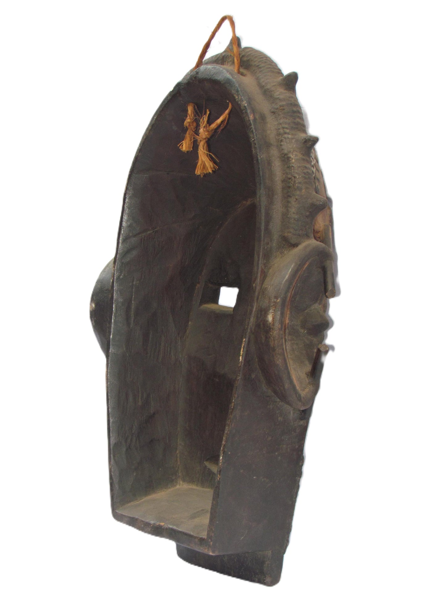 Rare African mask from the Yela or Mbole - Congo.