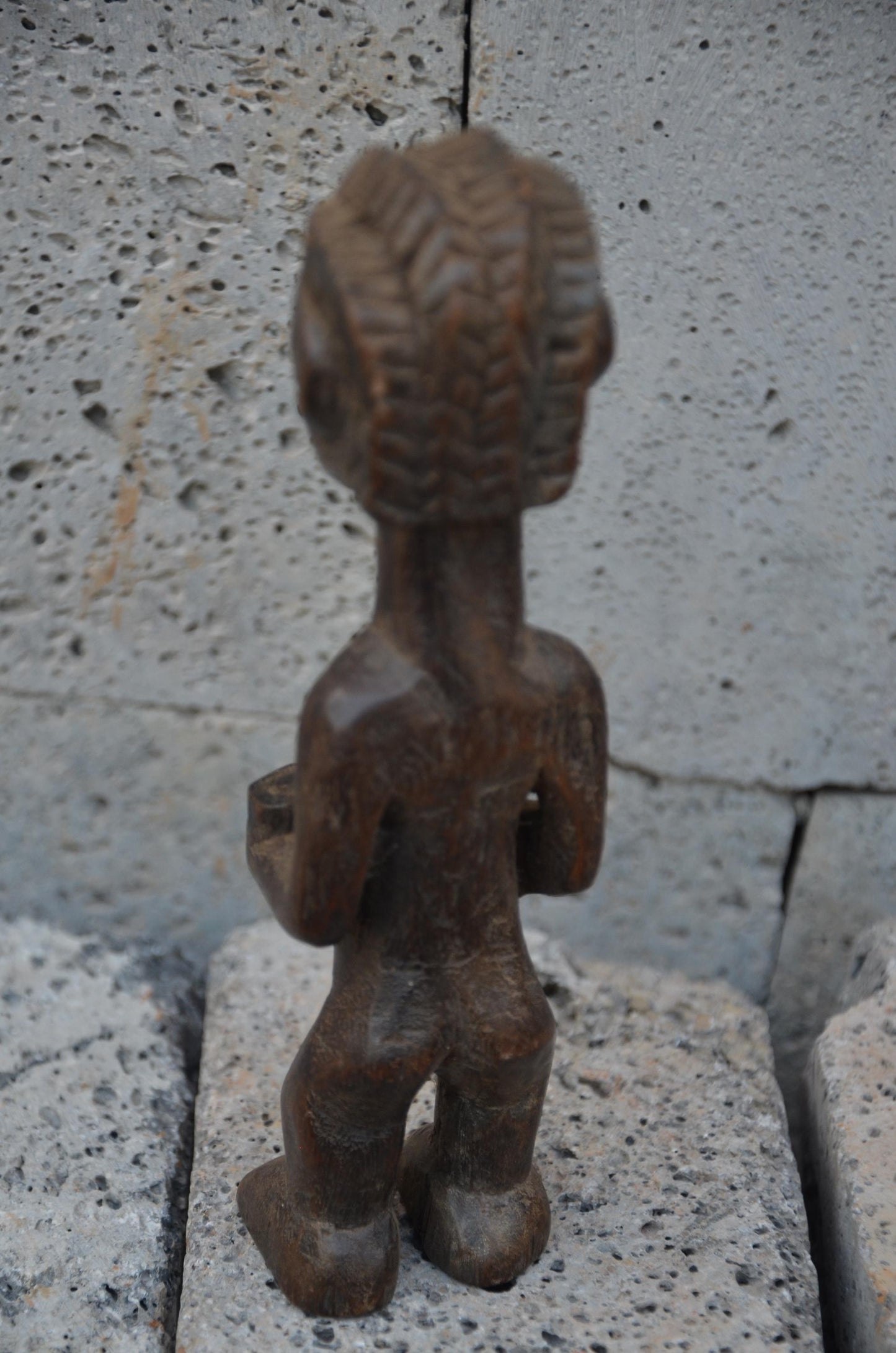 Authentic Chokwe Female Ancestor Figure | Angolan Tribal Art
