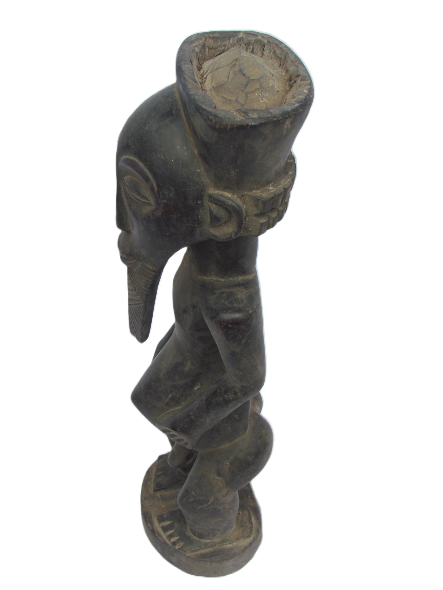 Figurine tribale magique Kusu, sculpture africaine sculptée à la main, art centrafricain du Congo, de la Zambie et de l'Afrique centrale, décoration ethnique rare pour la maison