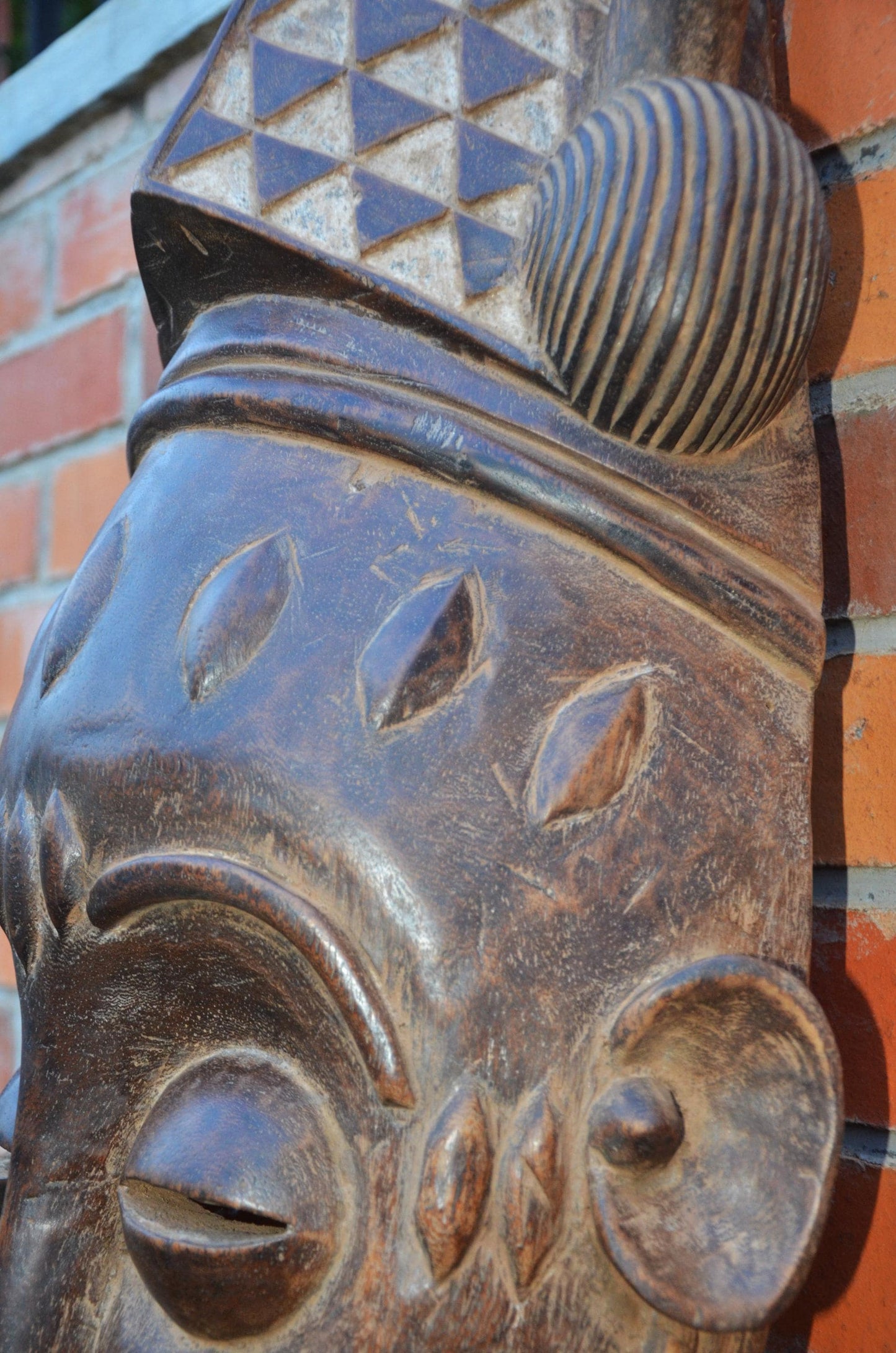Authentic Baule/Yohoure Mask | Large Ivorian Tribal Art