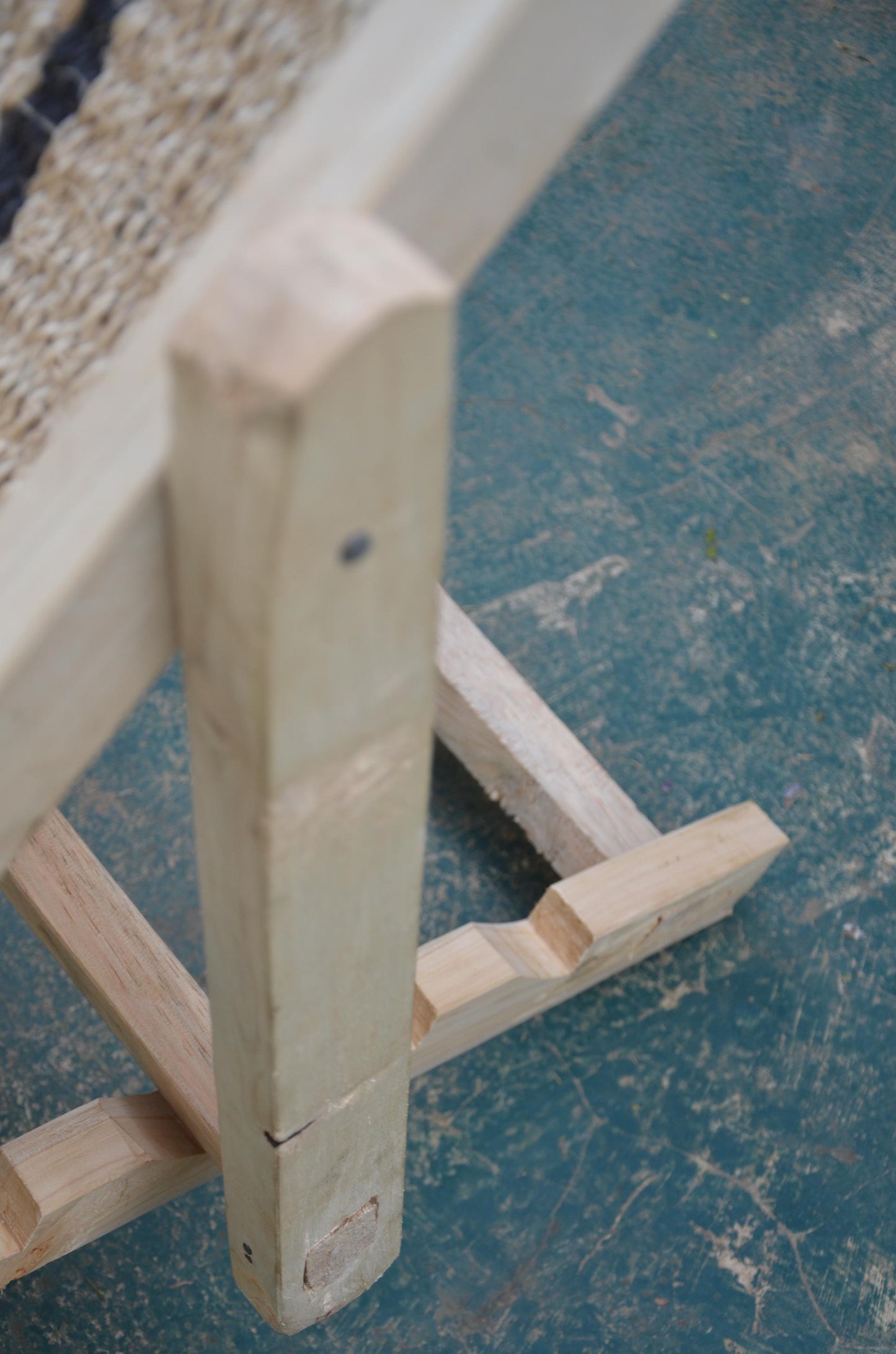 Hand-Woven African Sling Chair | Modern Bohemian Deck Chair