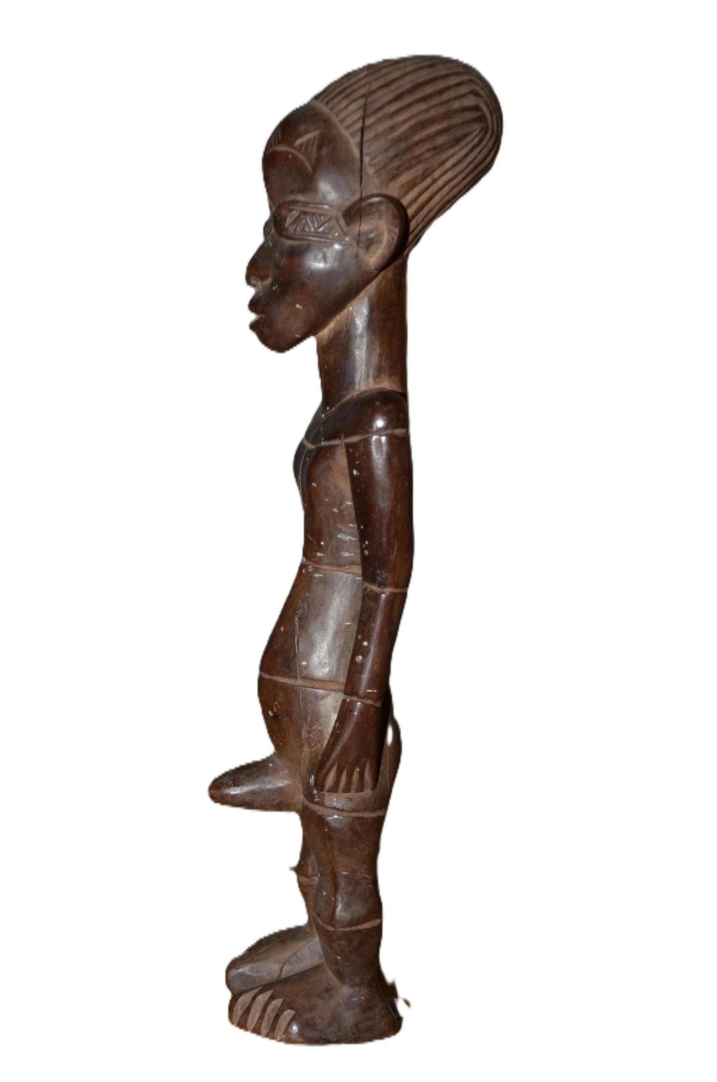 Authentic Ngweto Statue | Congolese Tribal Art | Hand-Carved Wood Sculpture
