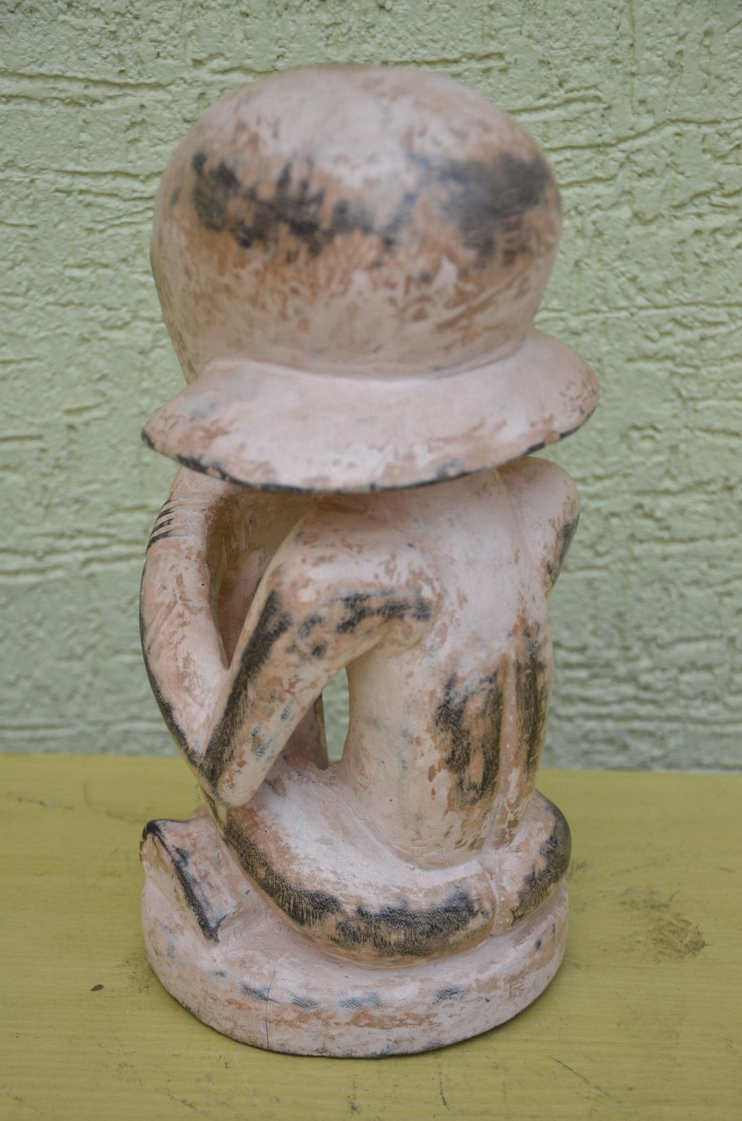 Kwele Thinker Wooden Figure | Congo Tribal Art