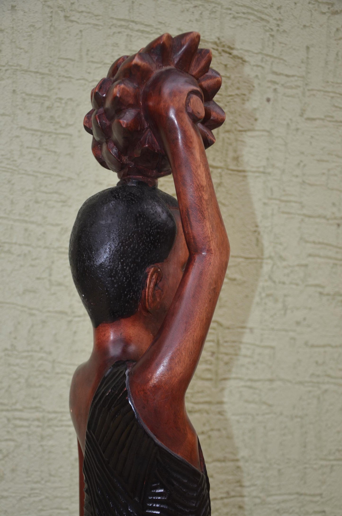 Monumental African Banana Harvester Statue | Tribal Art