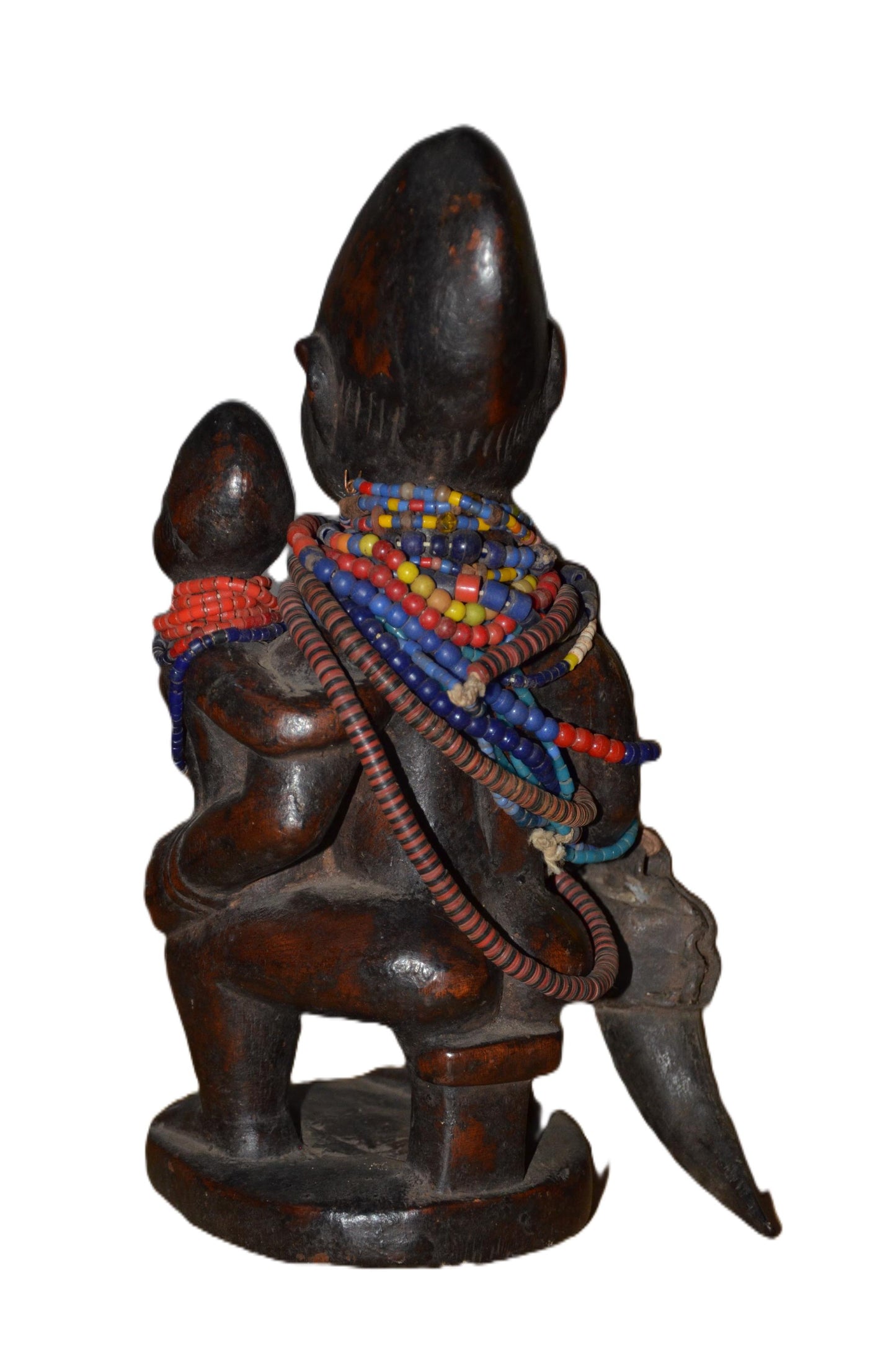 Authentic Yoruba Mother Statue | Nigerian Fertility Figure | Tribal Art
