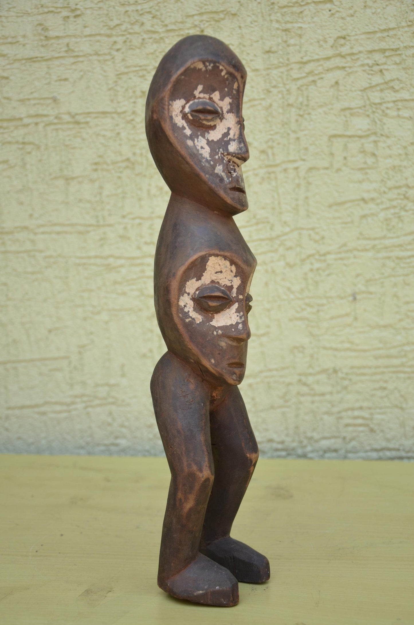 Authentic Lega Multi-Headed Figure | Congolese Tribal Art