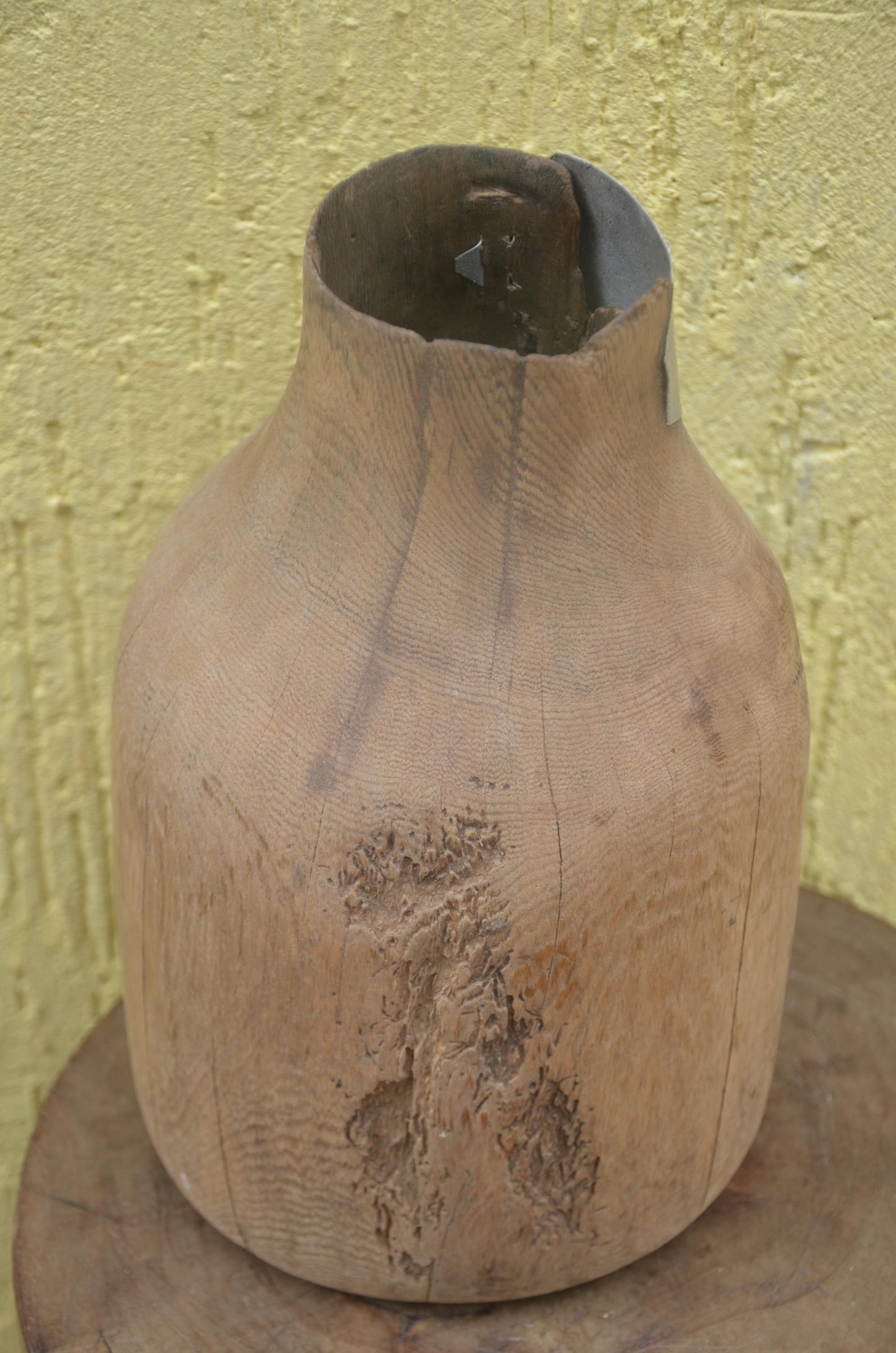 Authentic Rwandan Milk Vessel | Icyansi Traditional Wood Art | African Decor