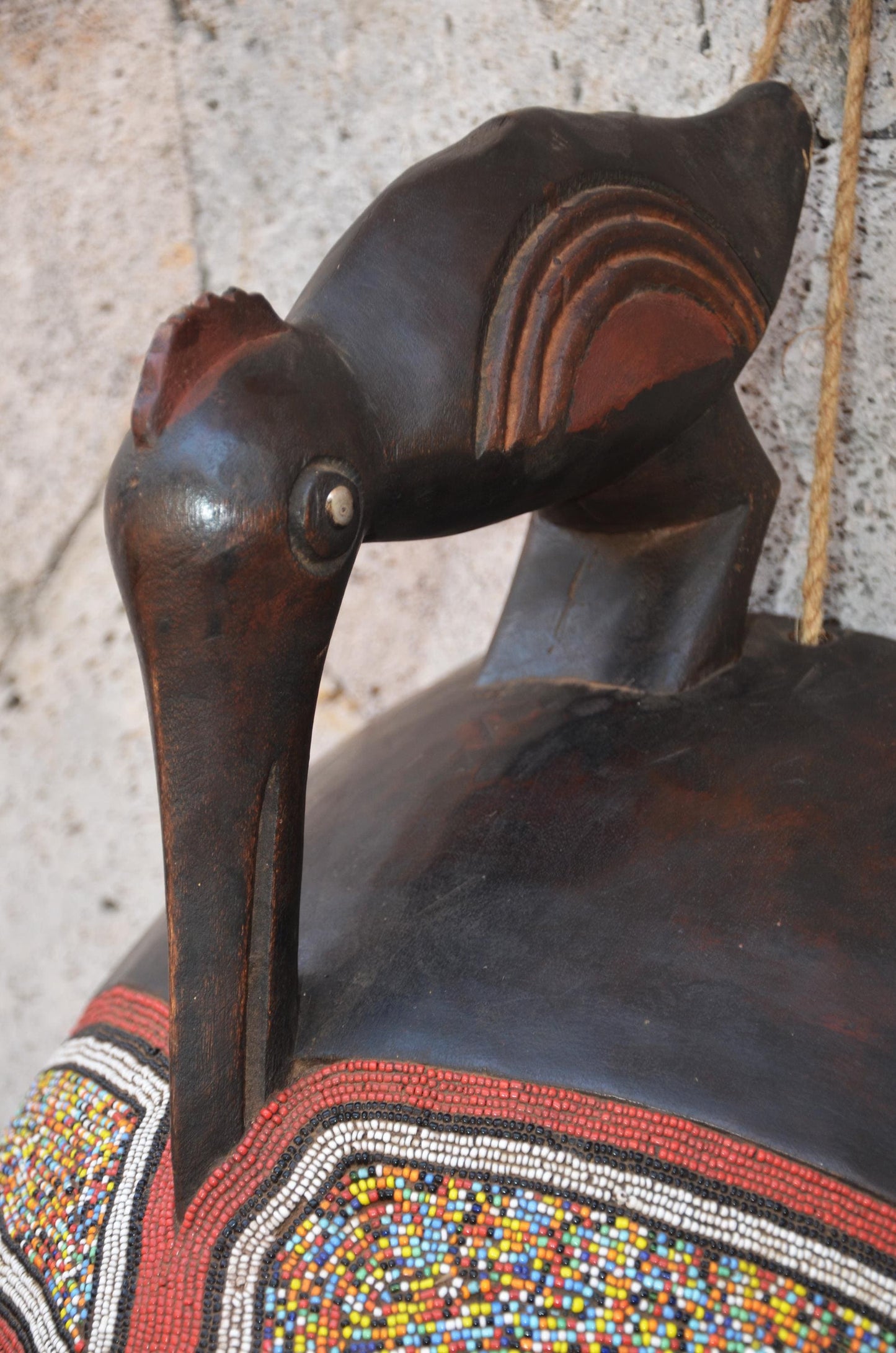 Authentic Marka Mask | Malian Tribal Art | Metal-Clad Sculpture