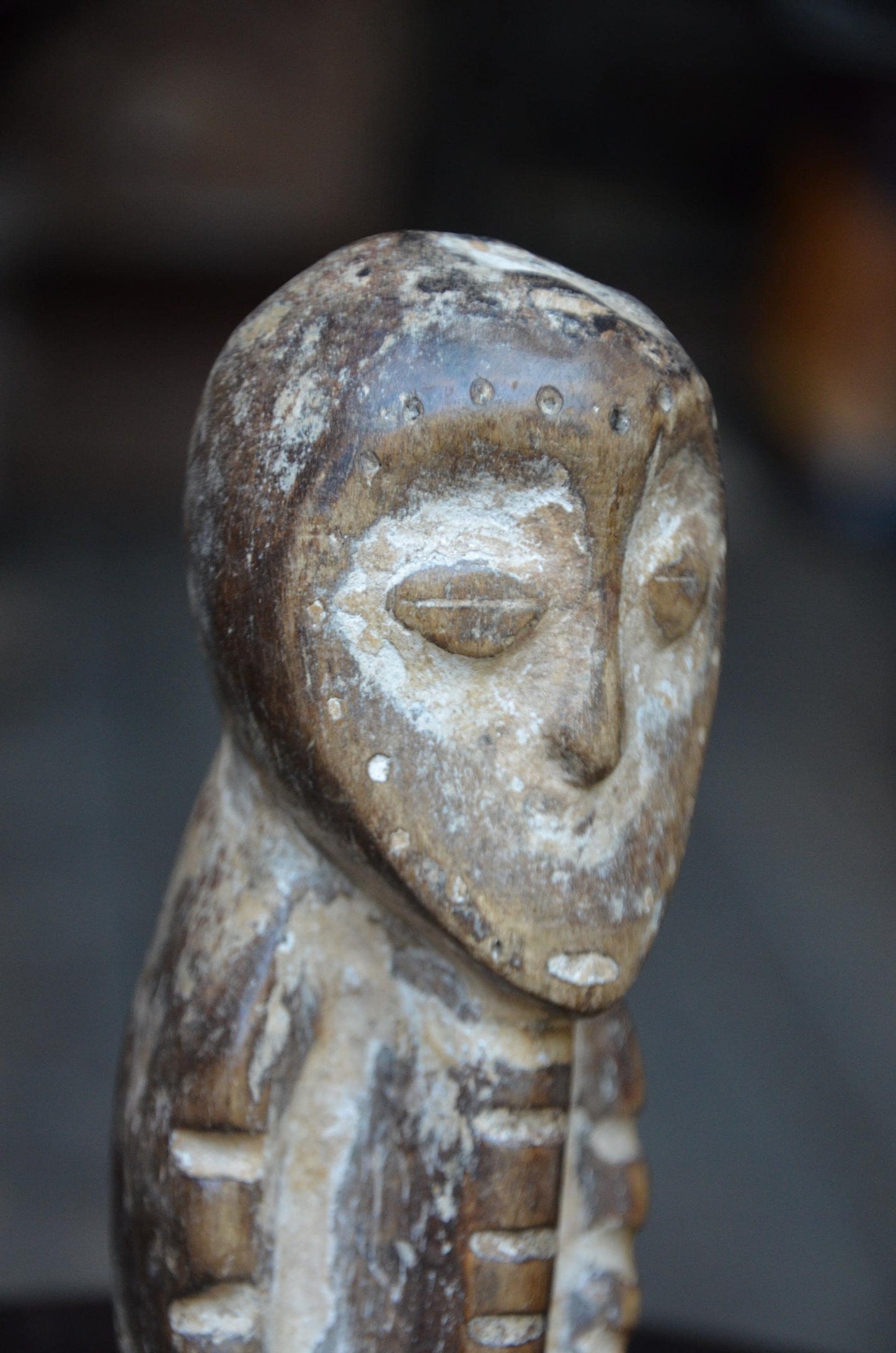 Authentic Lega Initiation Figure | Congolese Tribal Wood Art
