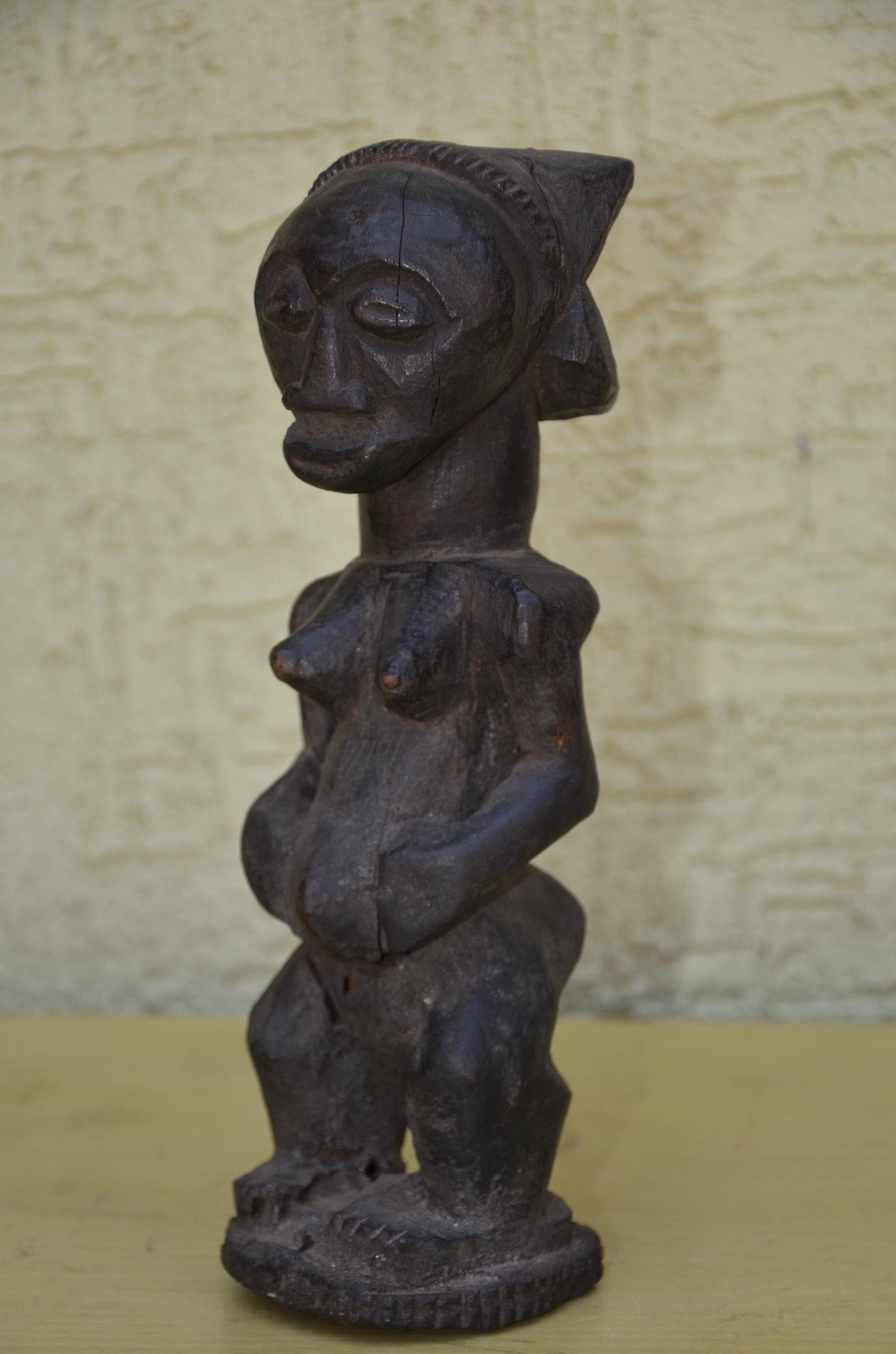 Authentic Luba Hemba Female Figure | Congolese Tribal Art