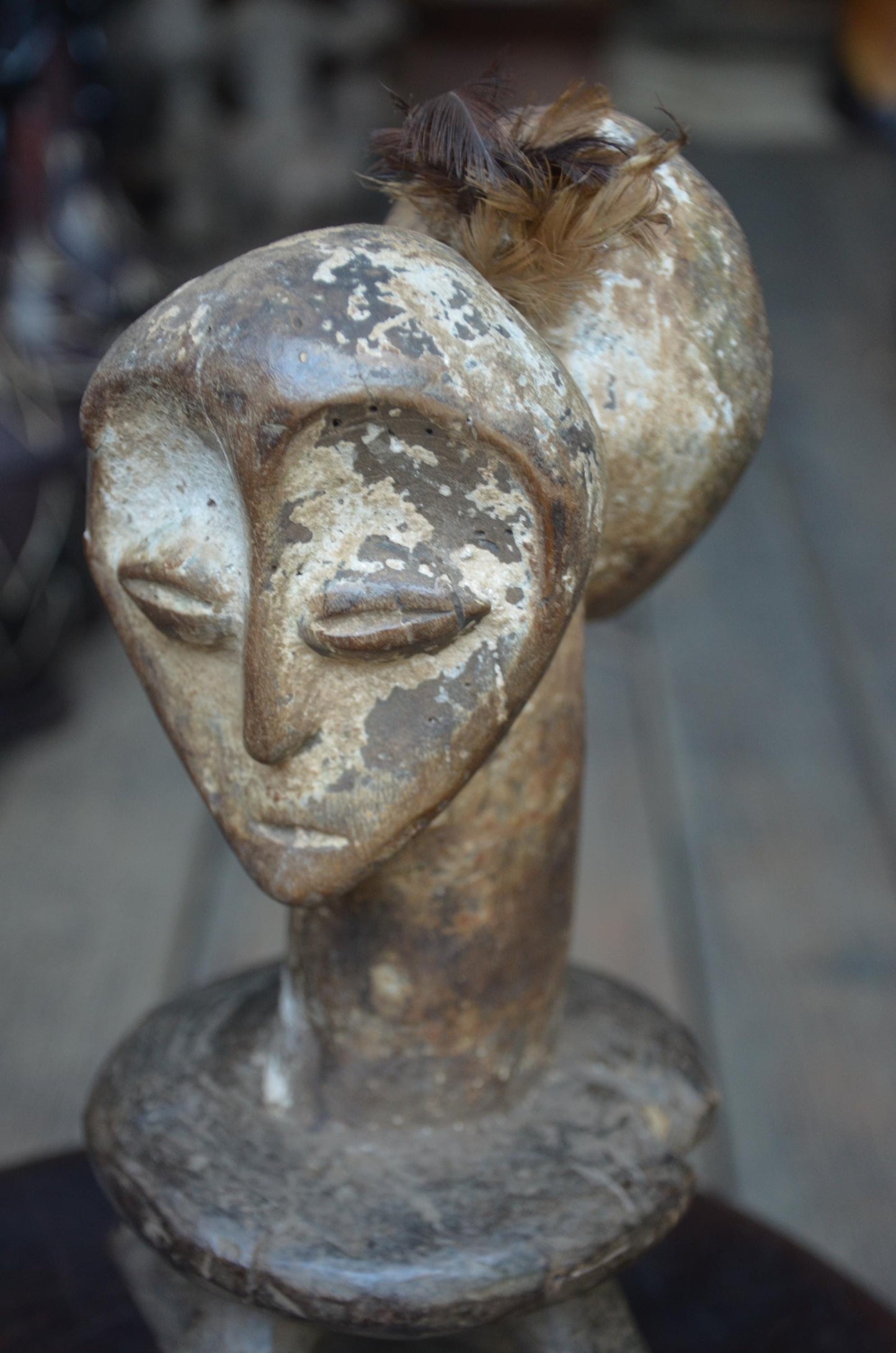 Authentic Lega Double-Headed Figure | Tribal Art | Congolese Sculpture