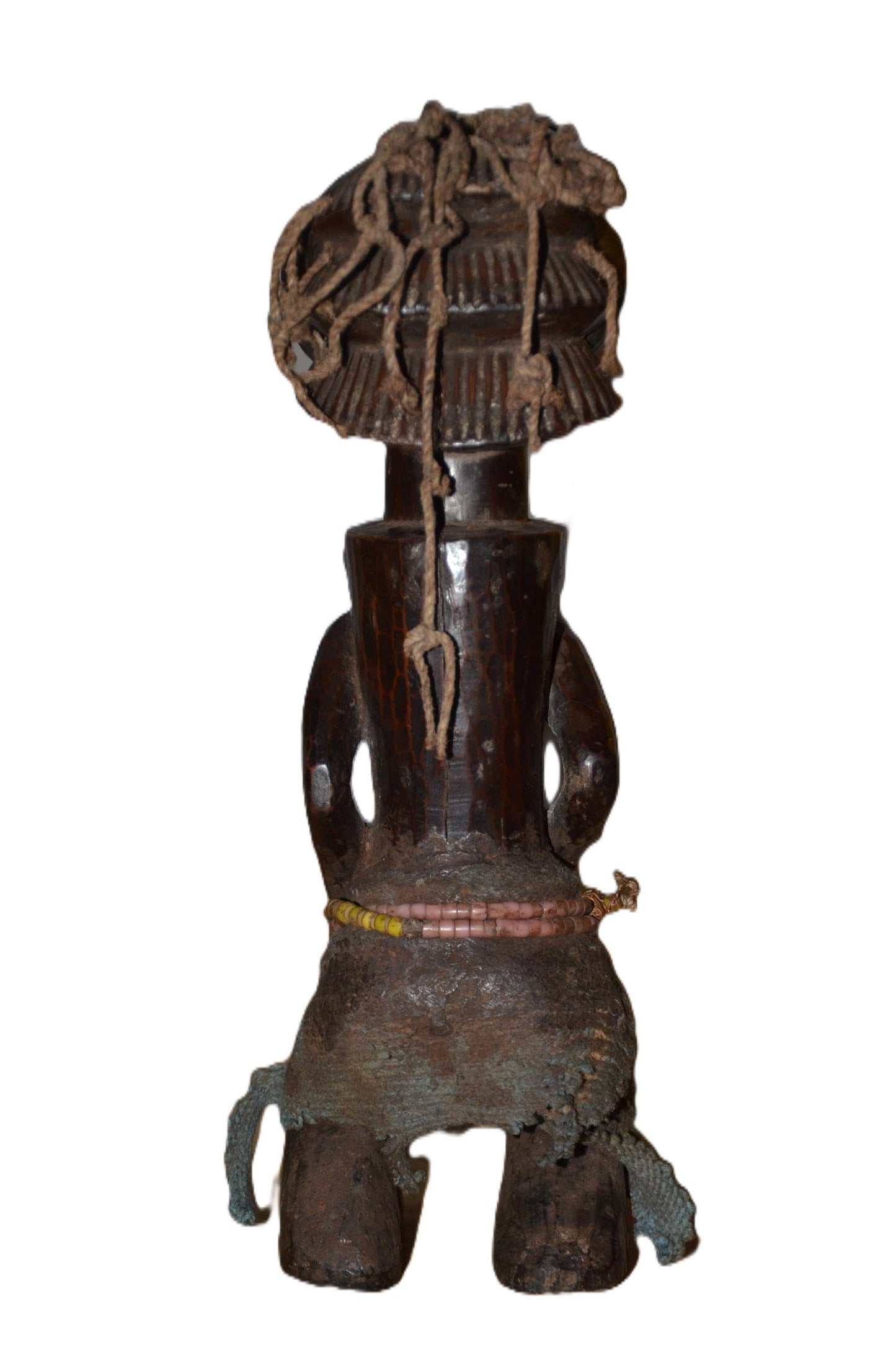 Authentic Ndekese Statue | Congolese Tribal Art | Hand-Carved Wood Sculpture